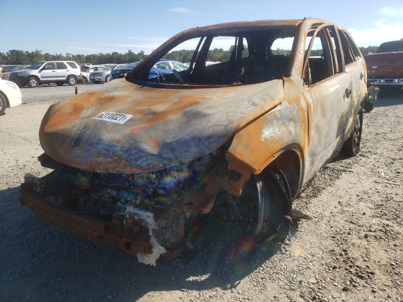 Photo 2 from auction – 2013 KIA SORENTO LX with VIN 5XYKT4A62DG418330