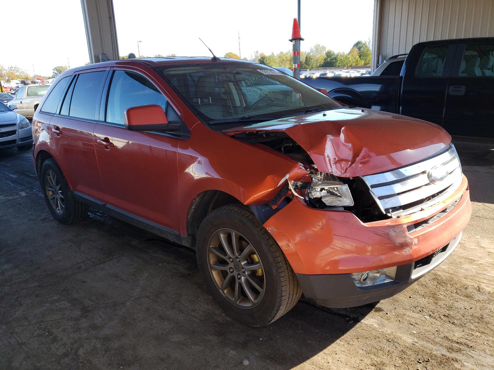 FORD EDGE SEL 2008 with VIN 2FMDK38C48BB12074 - Photo from auction