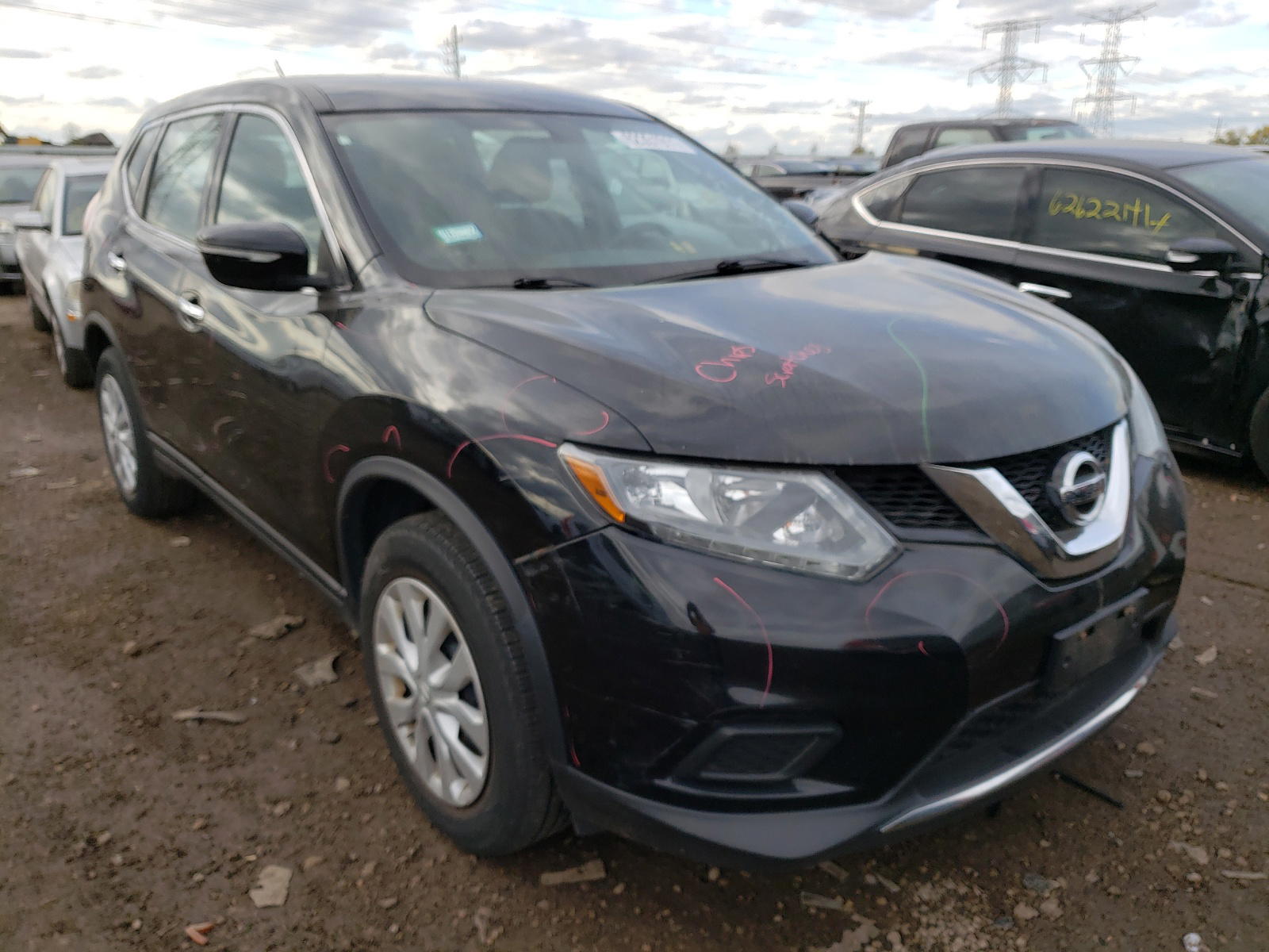 NISSAN ROGUE S 2014 with VIN 5N1AT2MT3EC817587 - Photo from auction