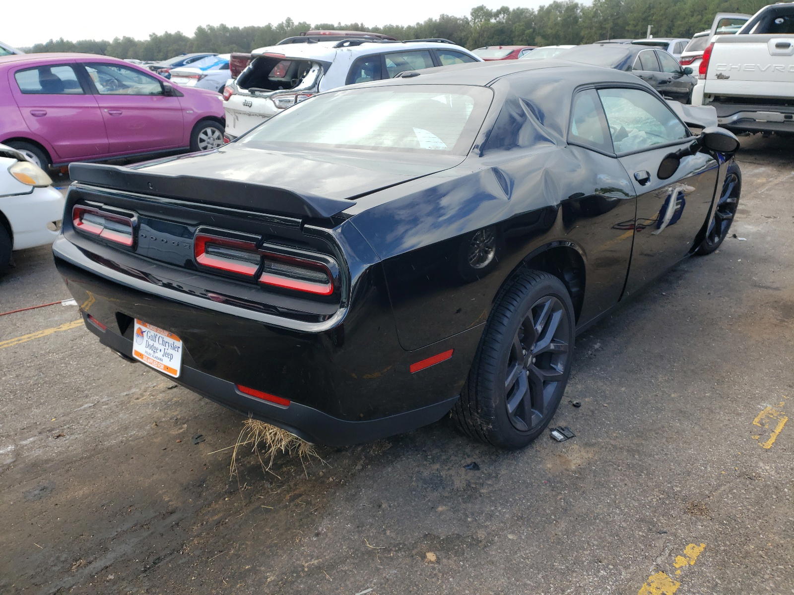 Photo 4 from auction – 2021 DODGE CHALLENGER with VIN 2C3CDZAG3MH610059