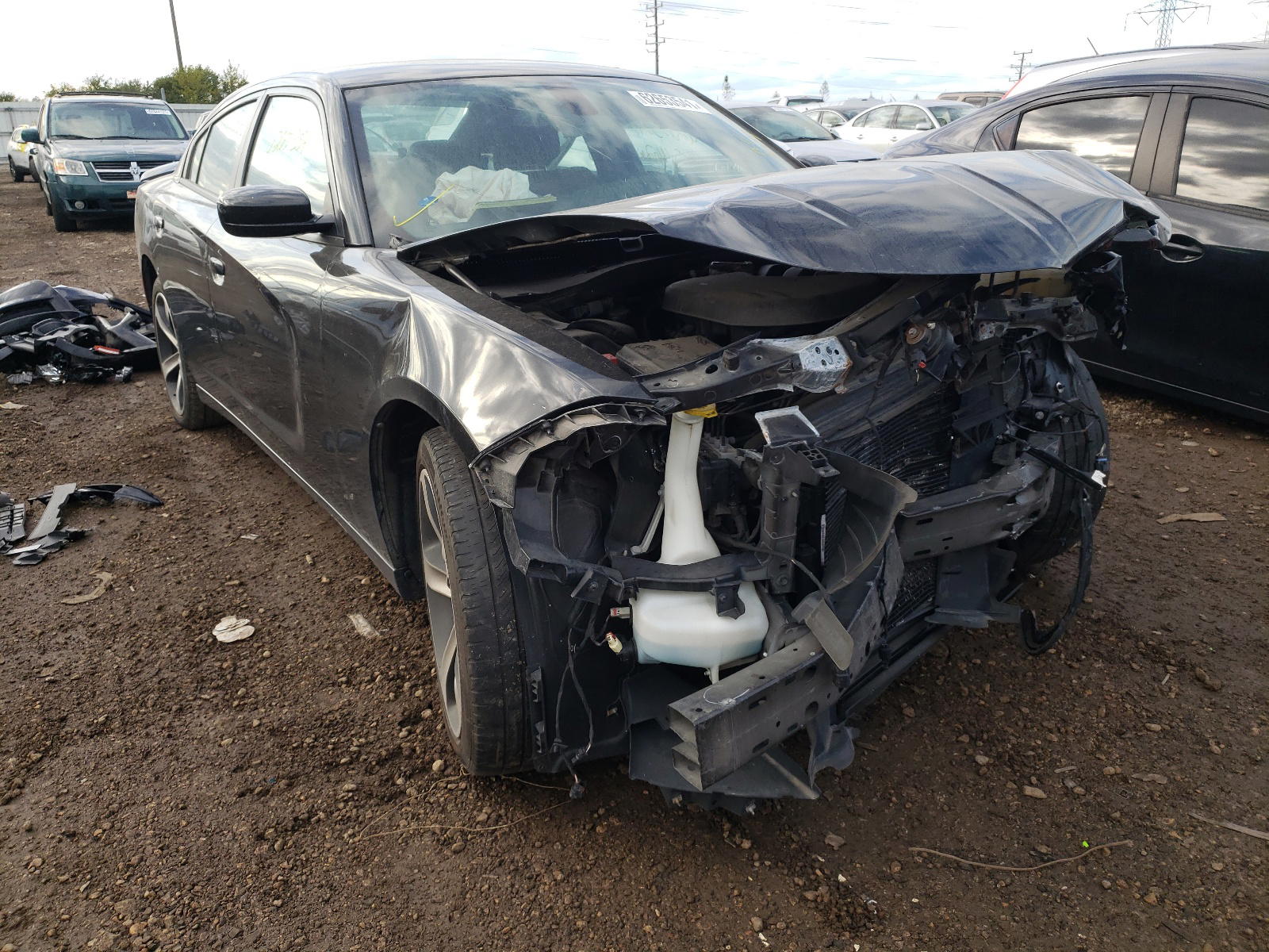 DODGE CHARGER SX 2017 with VIN 2C3CDXHG3HH667152 - Photo from auction