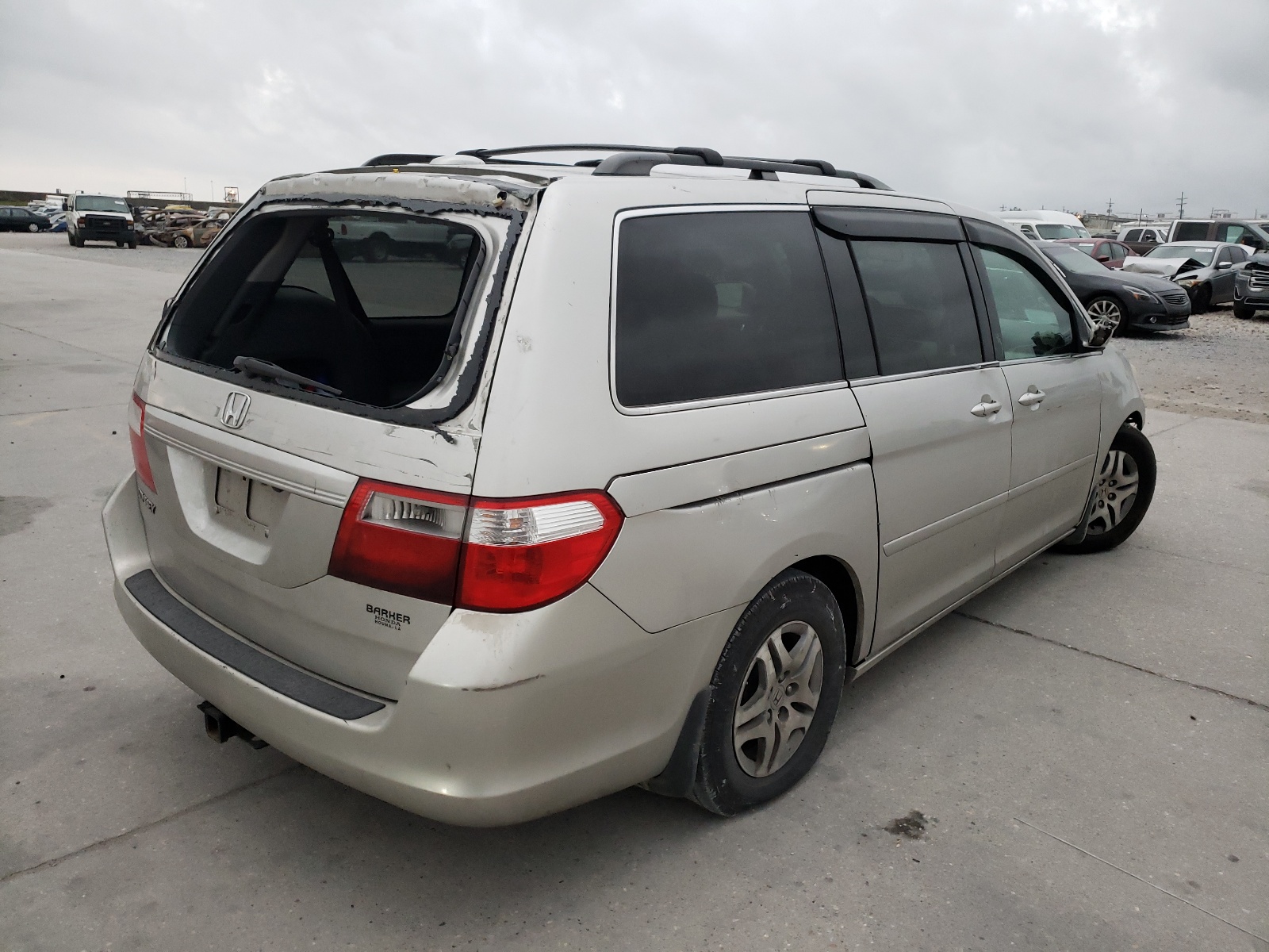 Photo 4 from auction – 2007 HONDA ODYSSEY EX with VIN 5FNRL38717B407273