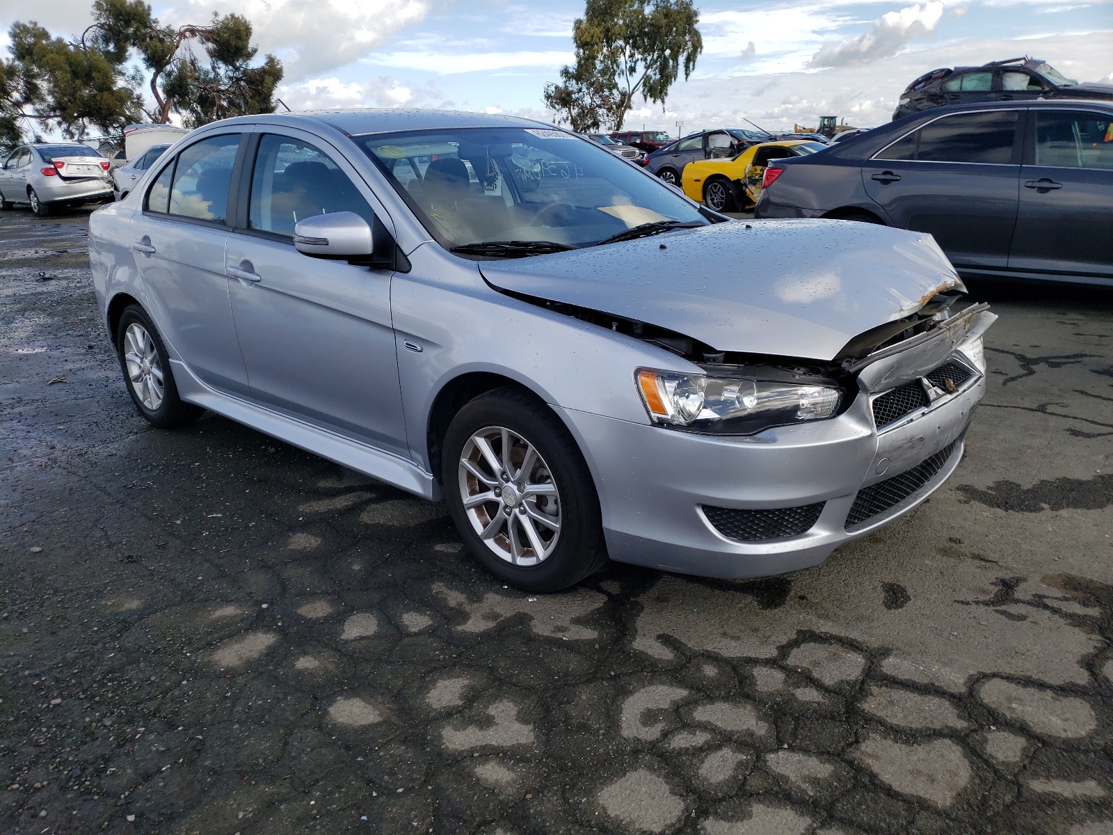 MITSUBISHI LANCER ES 2015 with VIN JA32U2FU3FU007270 - Photo from auction