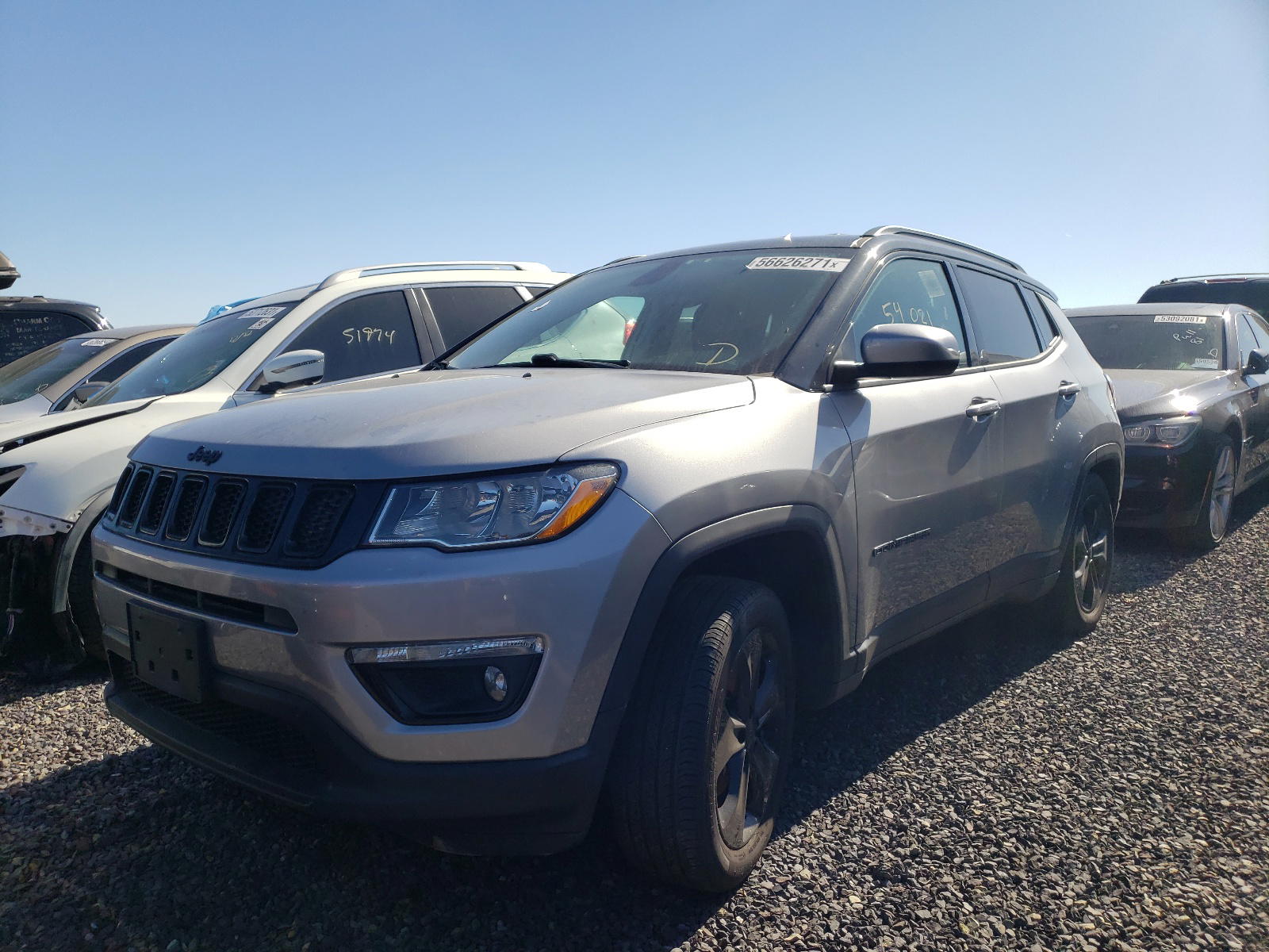 Photo 2 from auction – 2018 JEEP COMPASS LA with VIN 3C4NJDBB5JT399114