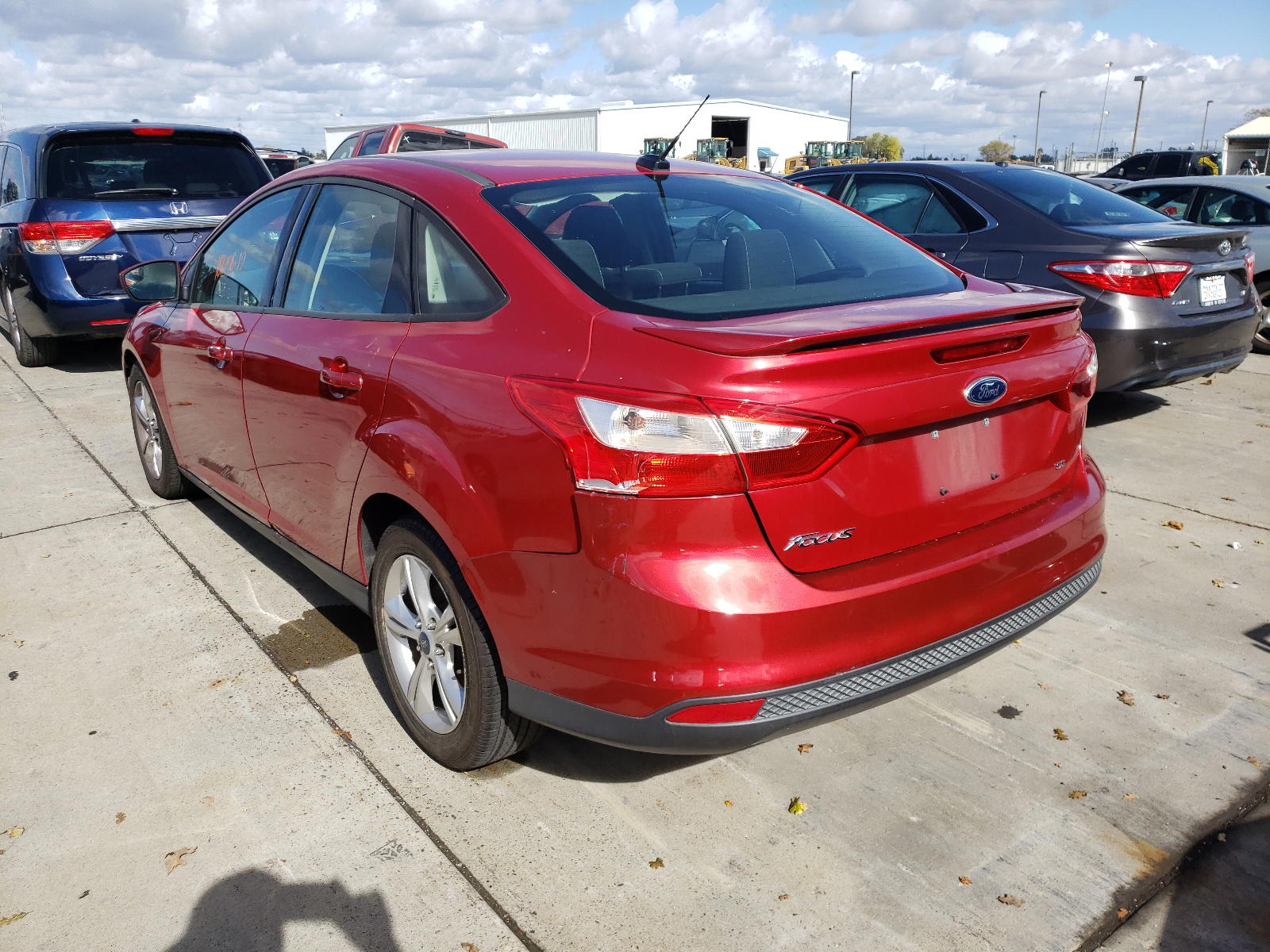 Photo 3 from auction – 2012 FORD FOCUS SE with VIN 1FAHP3F2XCL400780
