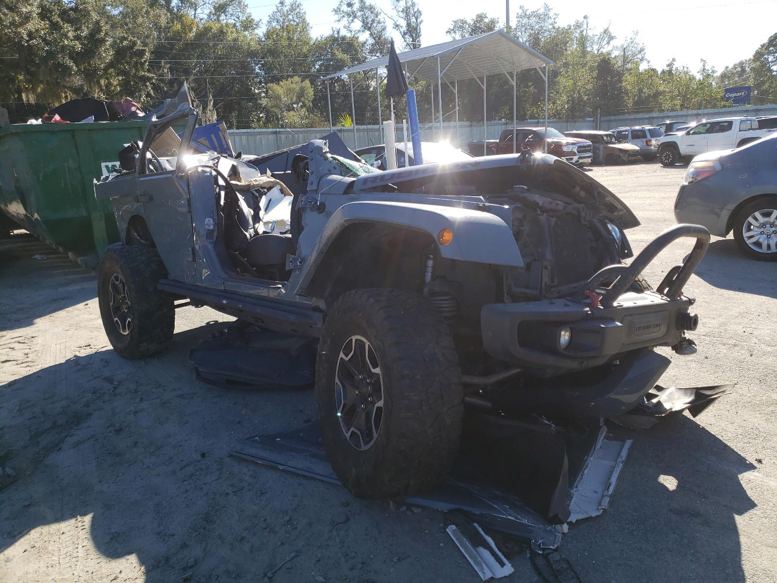 JEEP WRANGLER U 2015 with VIN 1C4BJWFG3FL540642 - Photo from auction