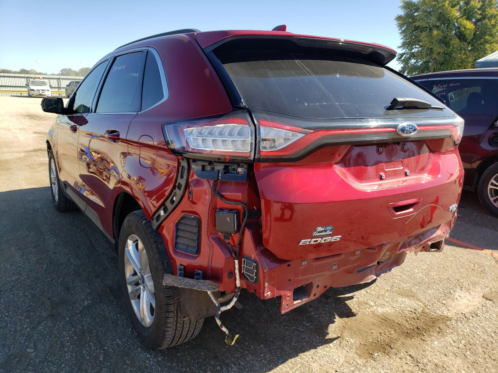 Photo 3 from auction – 2017 FORD EDGE SEL with VIN 2FMPK4J81HBC15901