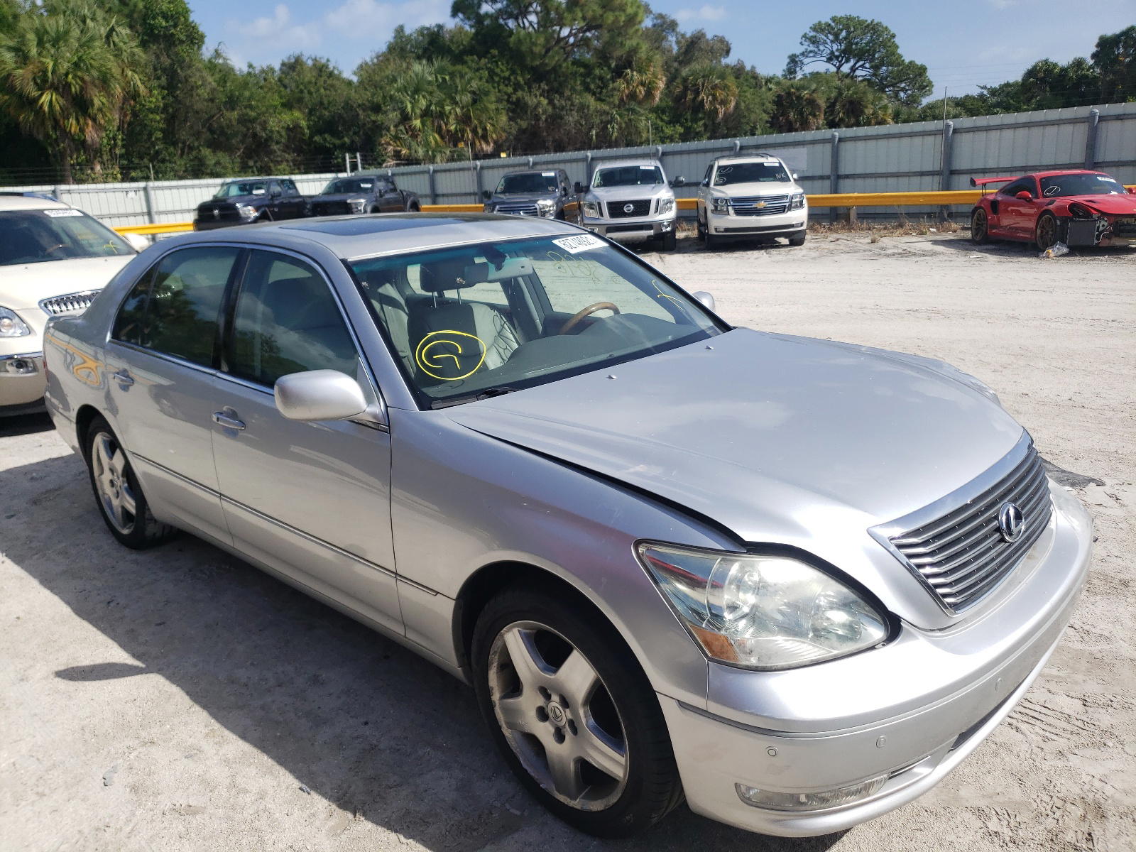 LEXUS LS 430 2006 with VIN JTHBN36F265040632 - Photo from auction