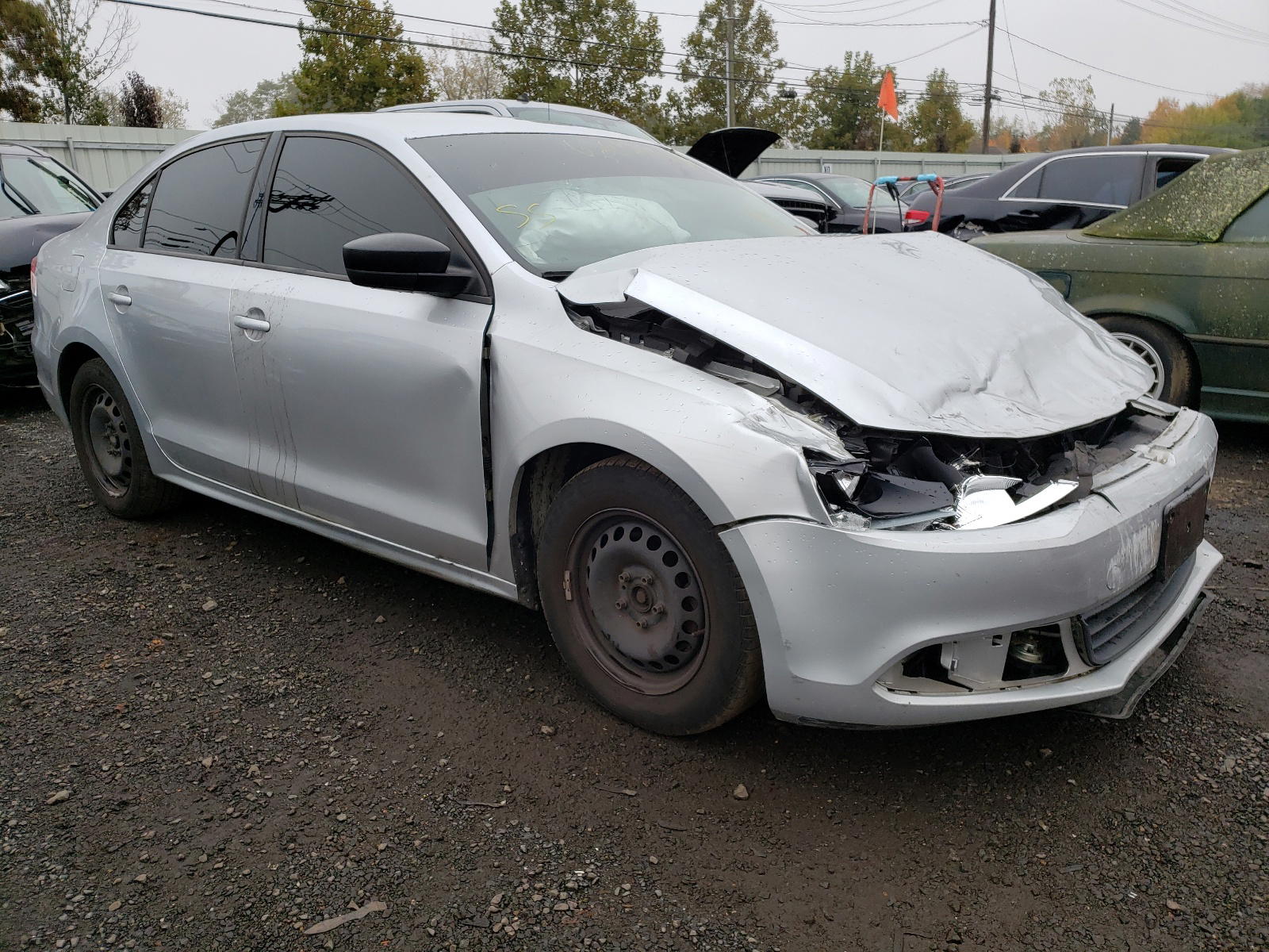 VOLKSWAGEN JETTA BASE 2012 with VIN 3VW2K7AJ7CM393416 - Photo from auction
