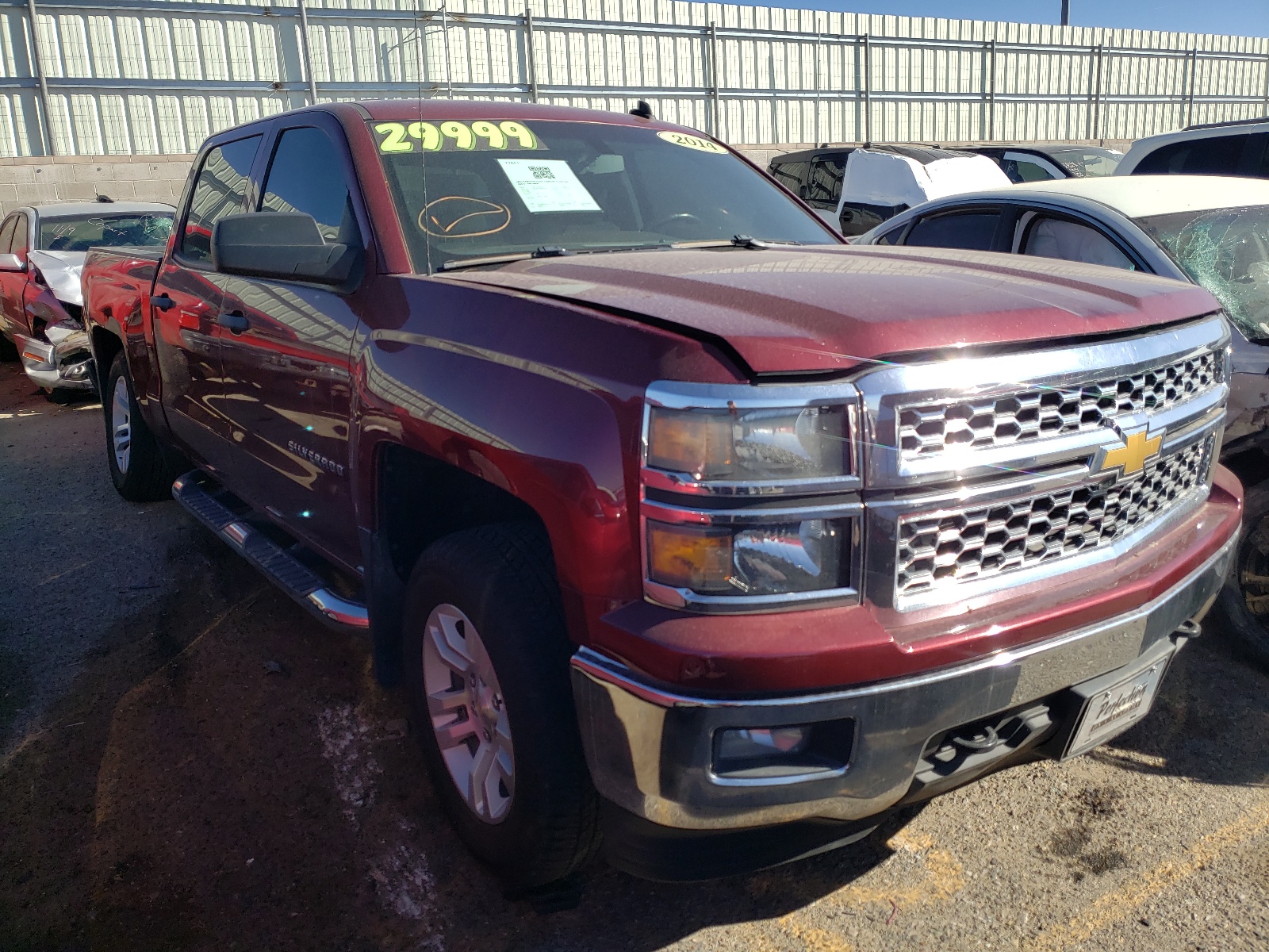 Photo 13 from auction – 2014 CHEVROLET SILVERADO with VIN 3GCUKREC1EG236548