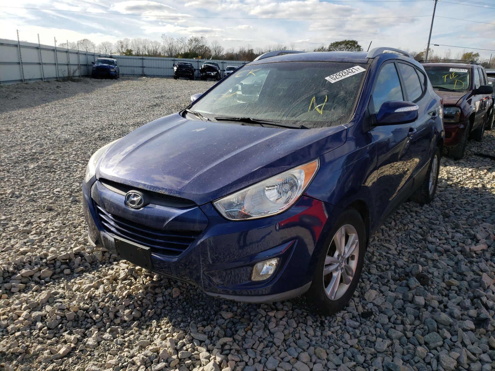 Photo 2 from auction – 2013 HYUNDAI TUCSON GLS with VIN KM8JUCAC6DU634569