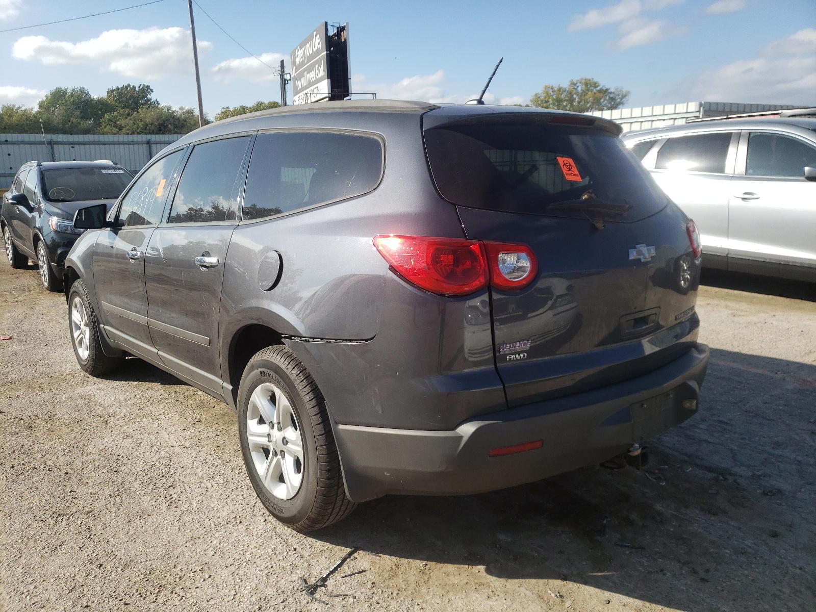 Photo 3 from auction – 2012 CHEVROLET TRAVERSE L with VIN 1GNKVFEDXCJ342697