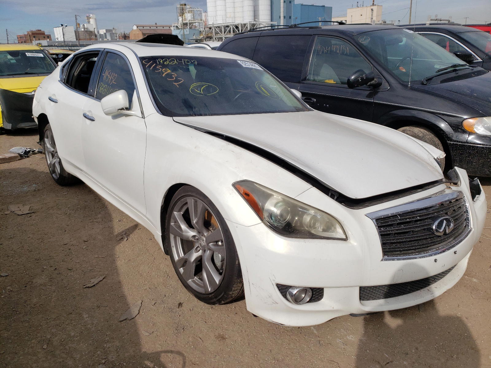 INFINITI M37 2012 with VIN JN1BY1AP1CM334217 - Photo from auction