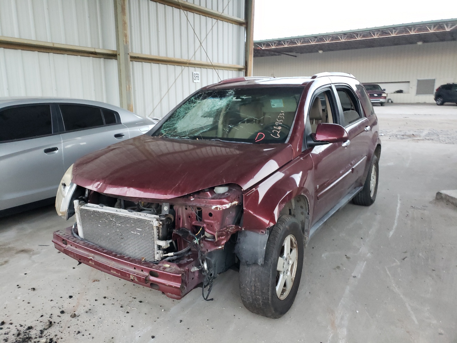 Photo 2 from auction – 2008 CHEVROLET EQUINOX LT with VIN 2CNDL43F886021063