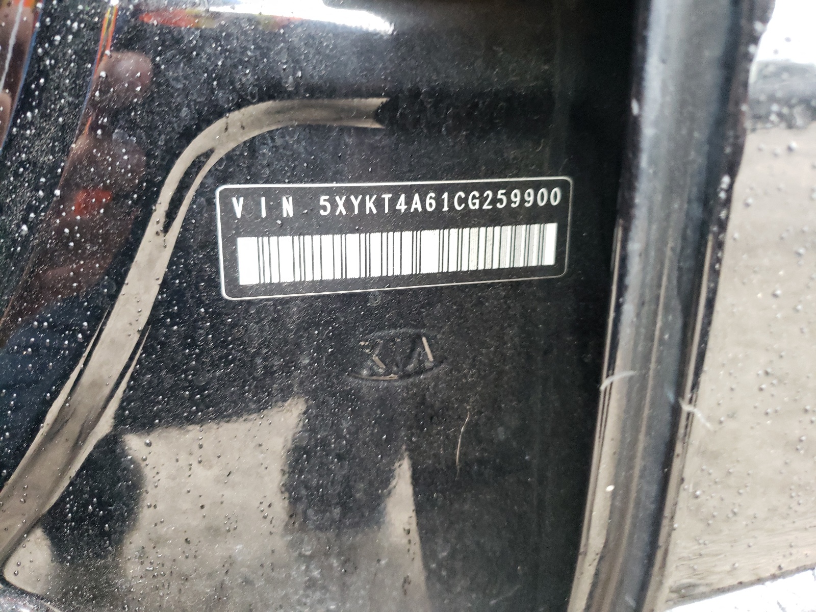 Photo 10 from auction – 2012 KIA SORENTO BA with VIN 5XYKT4A61CG259900