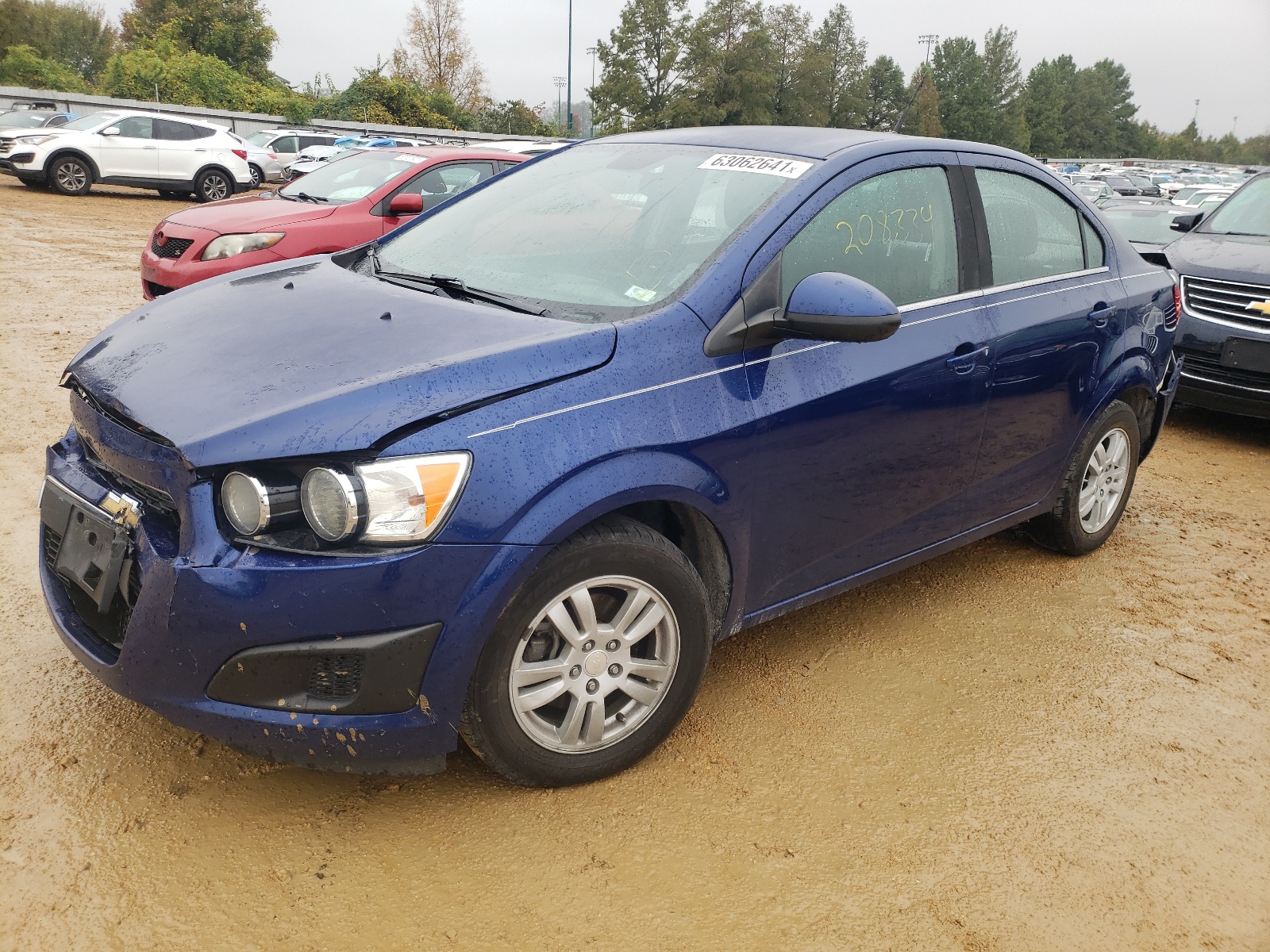 Photo 2 from auction – 2013 CHEVROLET SONIC LT with VIN 1G1JC5SB4D4250632