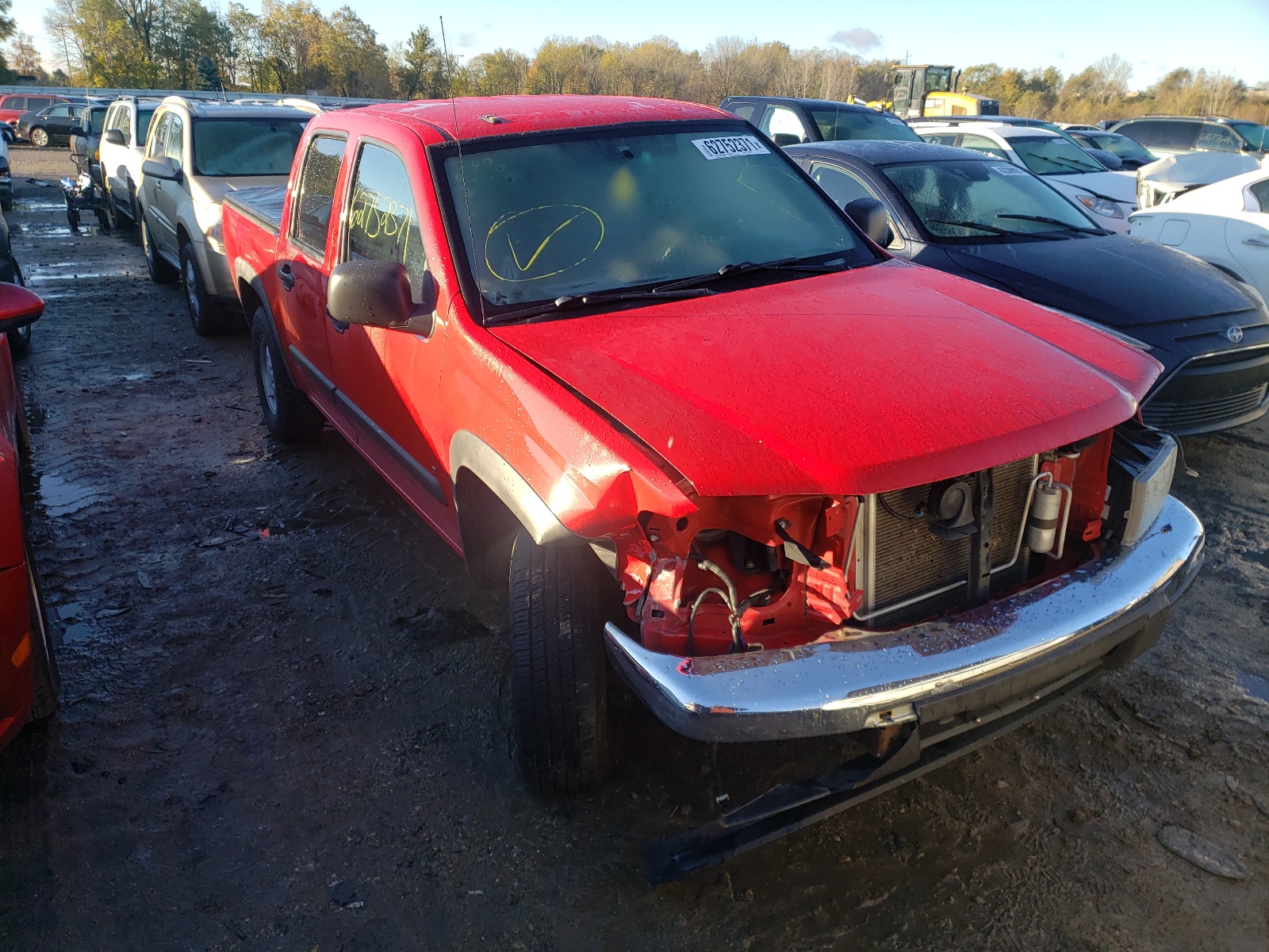 Photo 1 from auction – 2008 CHEVROLET COLORADO with VIN 1GCDT13EX88104238