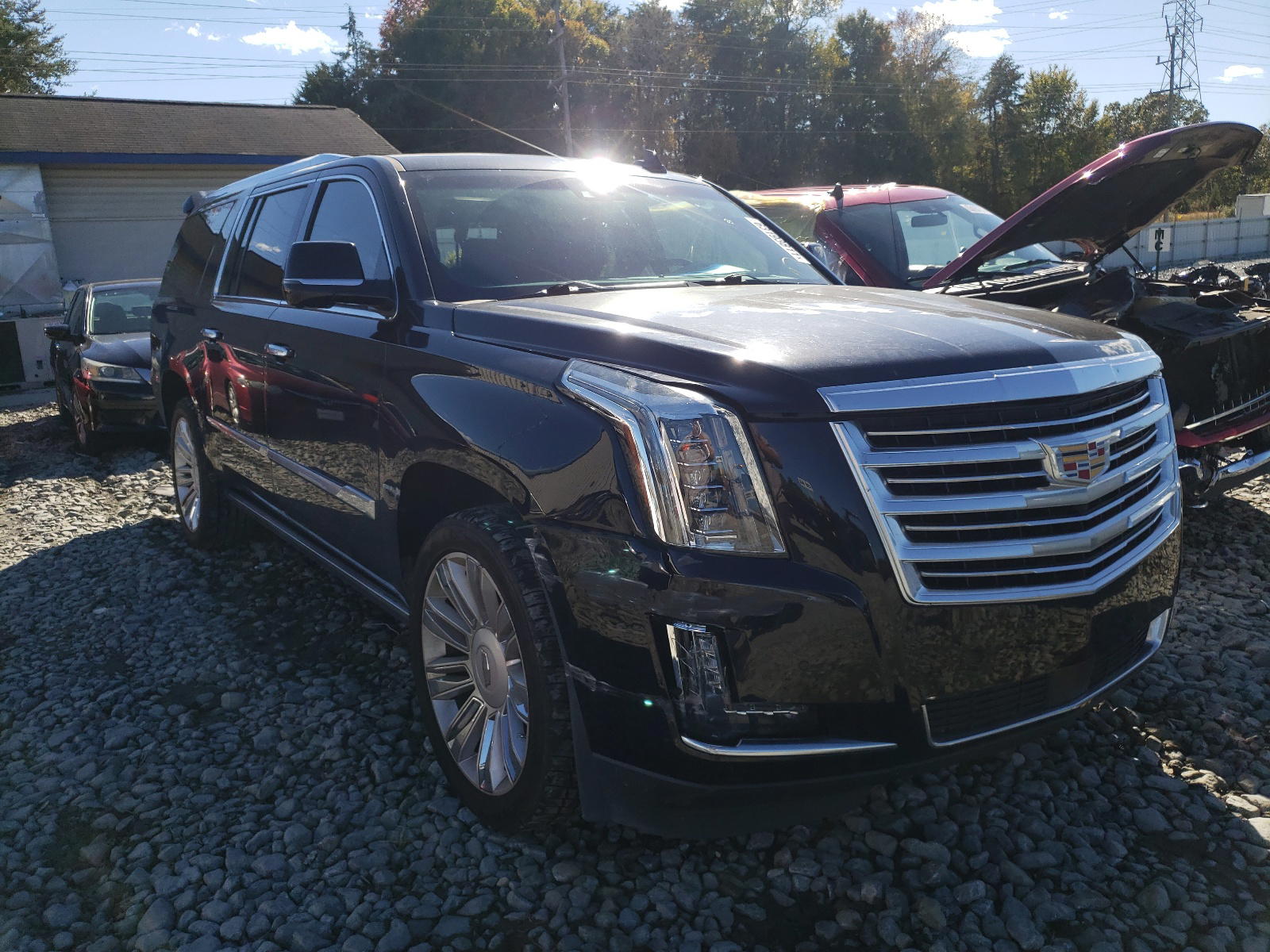 CADILLAC ESCALADE E 2015 with VIN 1GYS4UKJ5FR715283 - Photo from auction