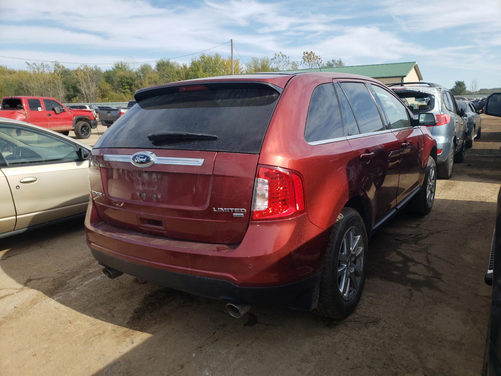 Photo 4 from auction – 2014 FORD EDGE LIMIT with VIN 2FMDK4KC5EBB06388