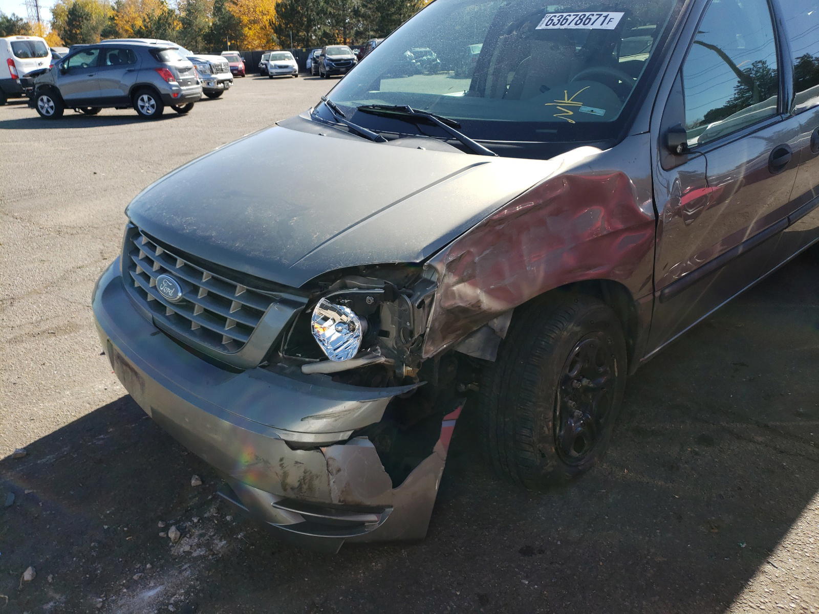 Photo 9 from auction – 2004 FORD FREESTAR S with VIN 2FMZA51684BB05728