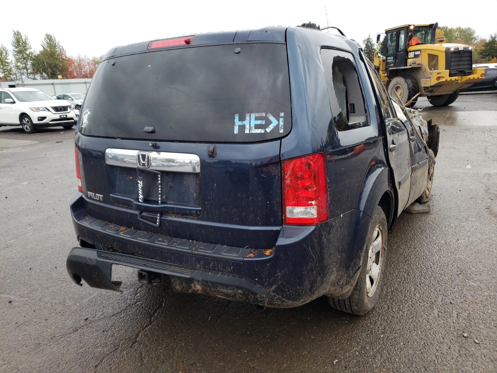 Photo 4 from auction – 2012 HONDA PILOT LX with VIN 5FNYF3H25CB013079