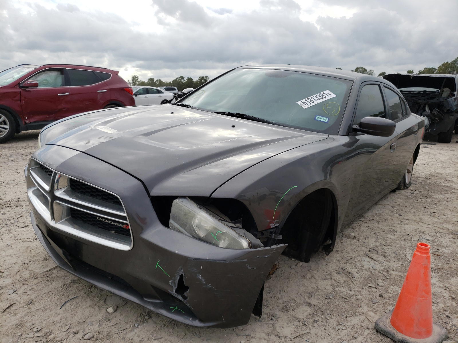 Photo 2 from auction – 2014 DODGE CHARGER SE with VIN 2C3CDXBG6EH129338