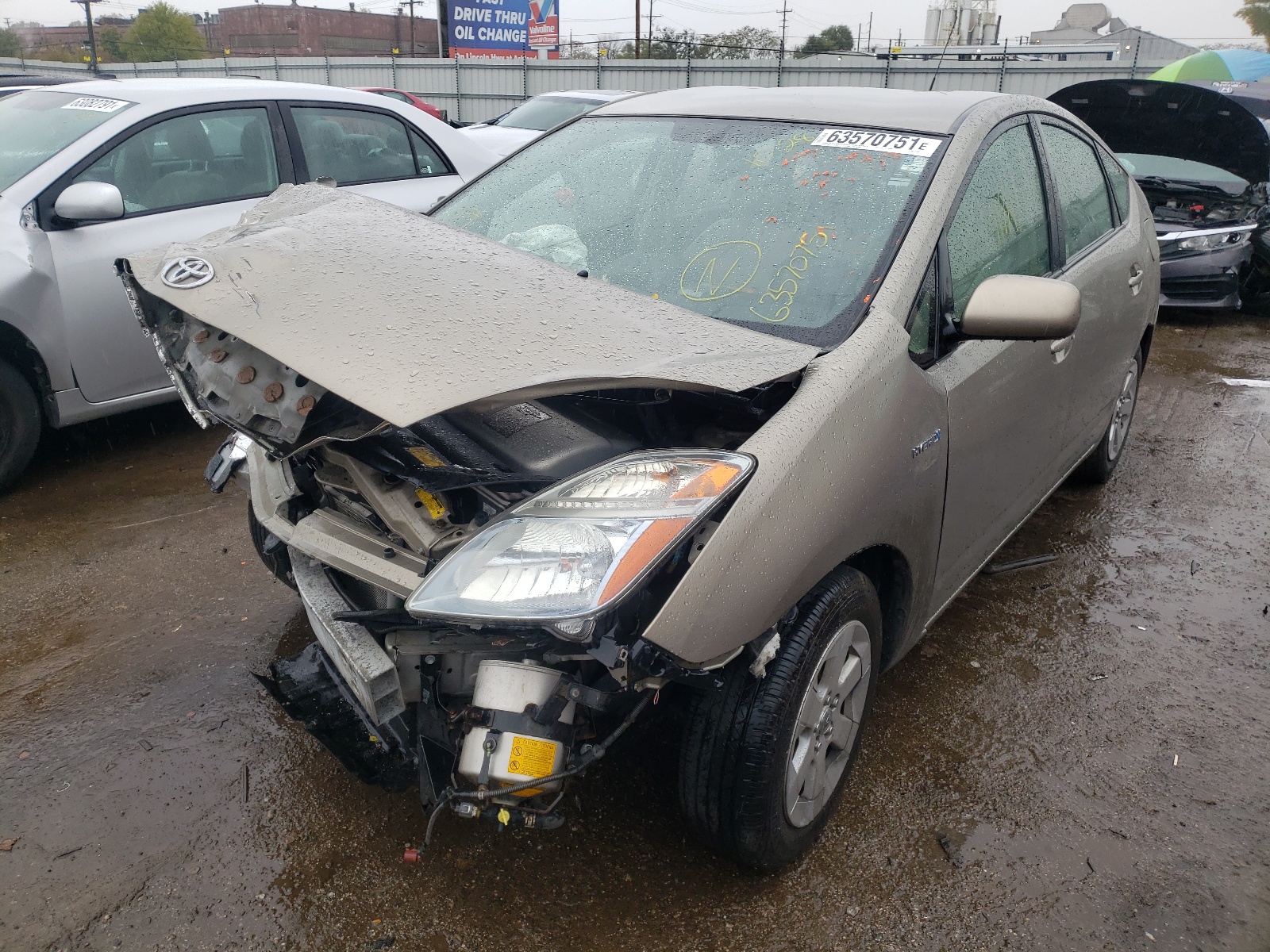 Photo 2 from auction – 2007 TOYOTA PRIUS with VIN JTDKB20U473273257