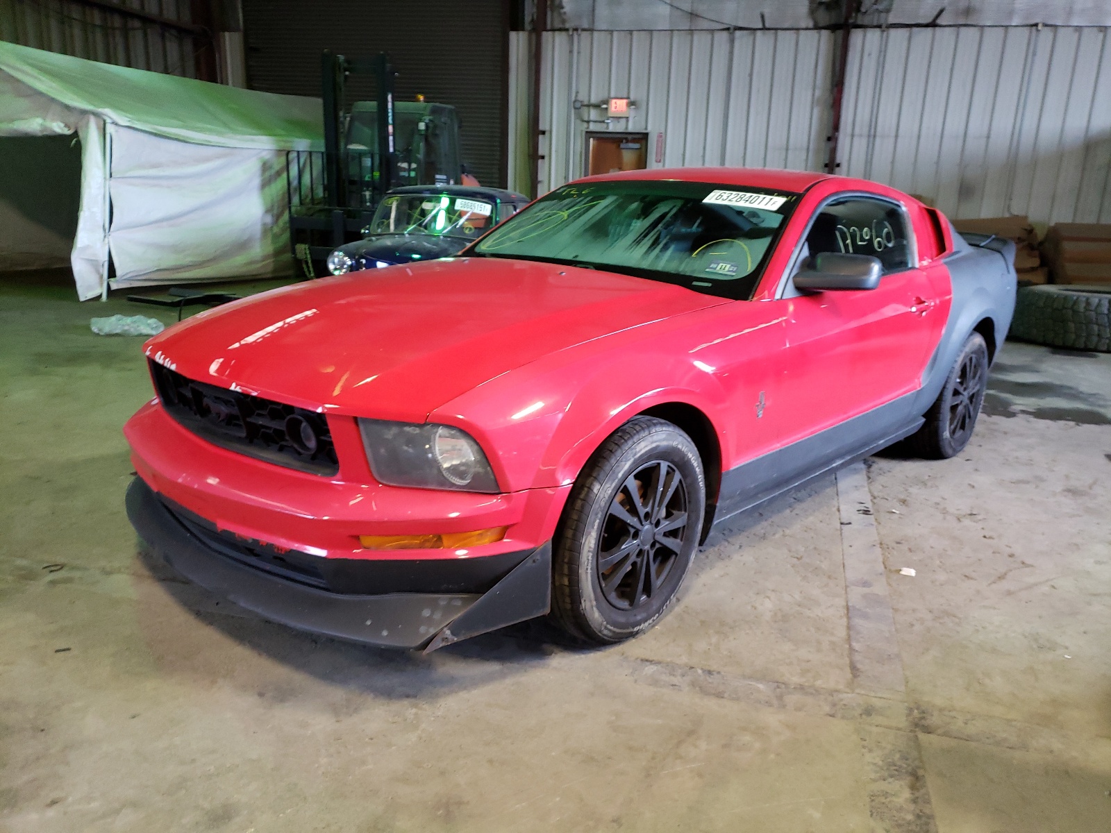Photo 2 from auction – 2007 FORD MUSTANG with VIN 1ZVFT80N075236430