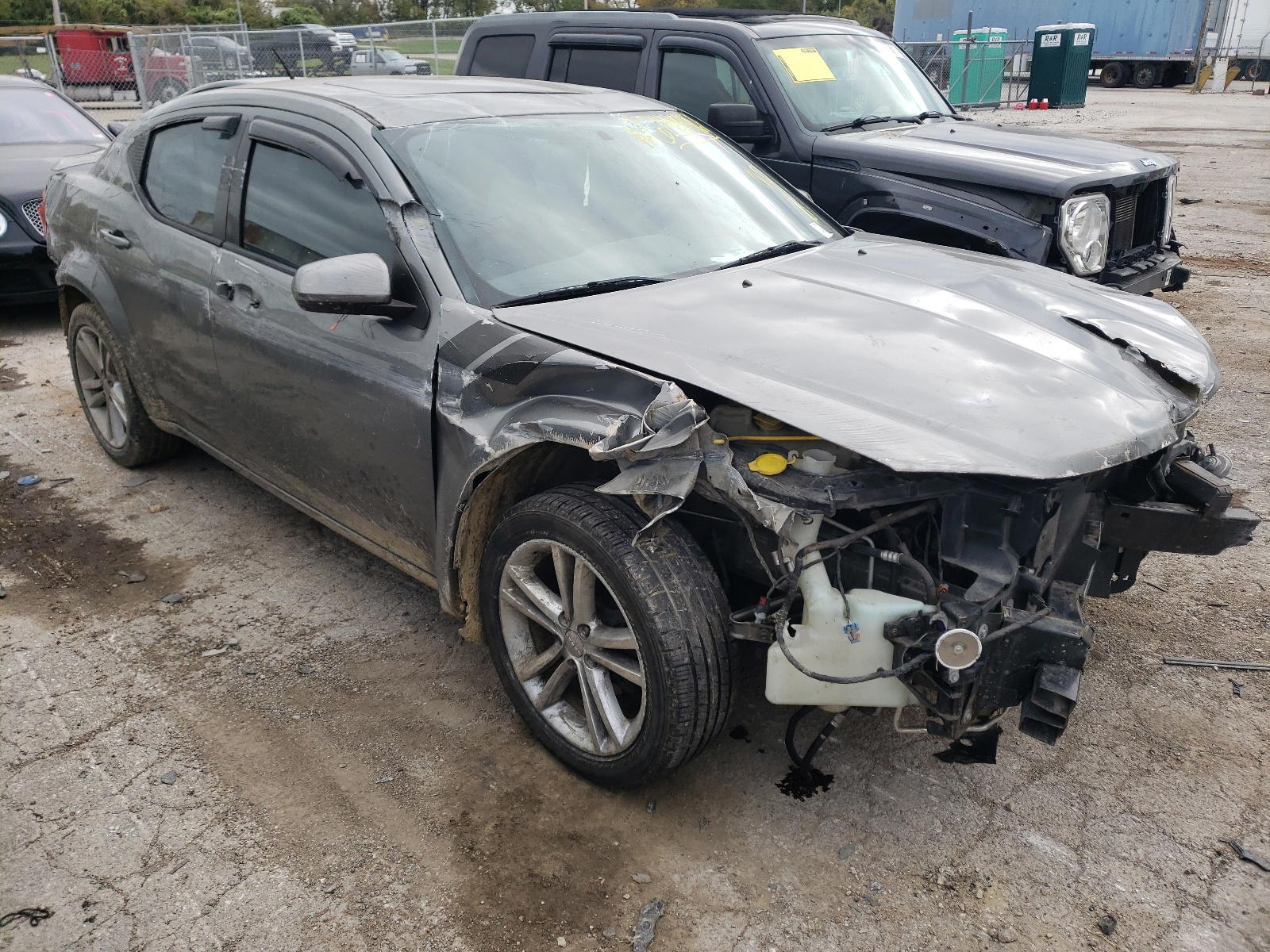 DODGE AVENGER SX 2012 with VIN 1C3CDZCB0CN183172 - Photo from auction