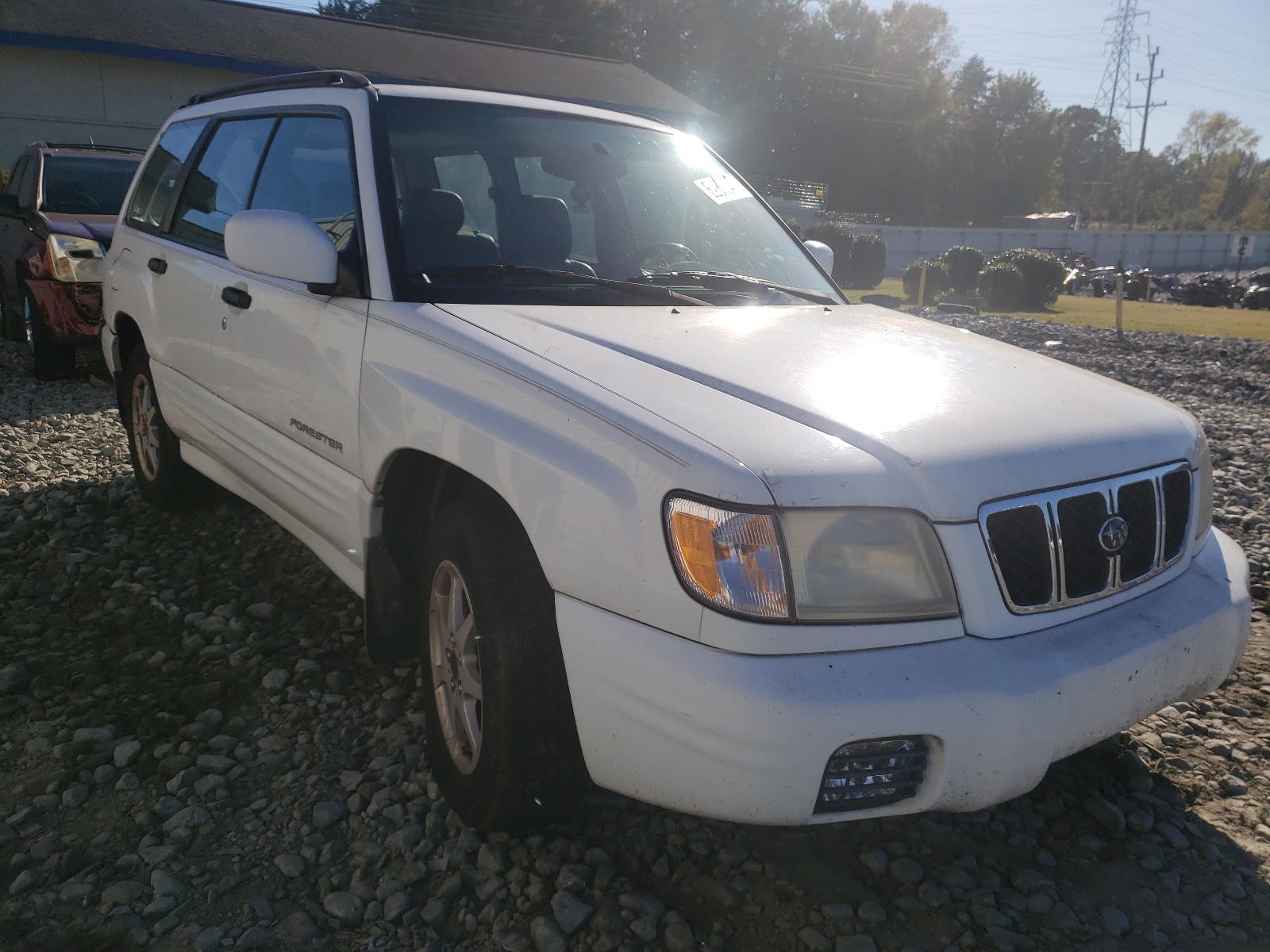 SUBARU FORESTER 2002 with VIN JF1SF65682H716565 - Photo from auction