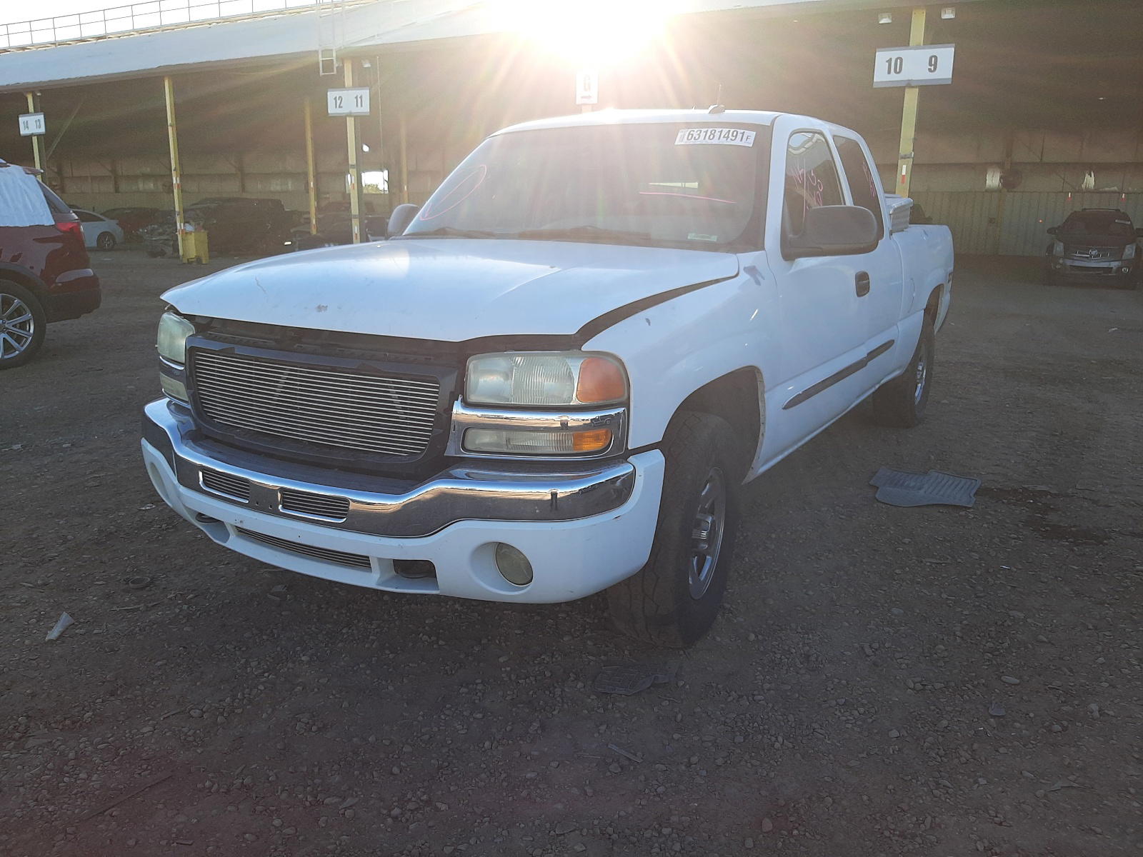 Photo 2 from auction – 2003 GMC NEW SIERRA with VIN 2GTEK19T231377540