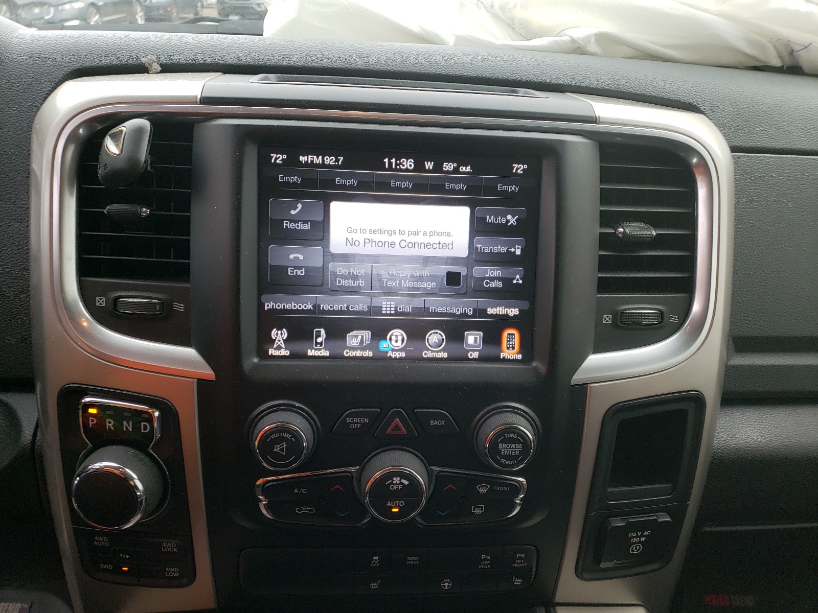 Photo 9 from auction – 2017 RAM 1500 SLT with VIN 1C6RR7LG9HS850456