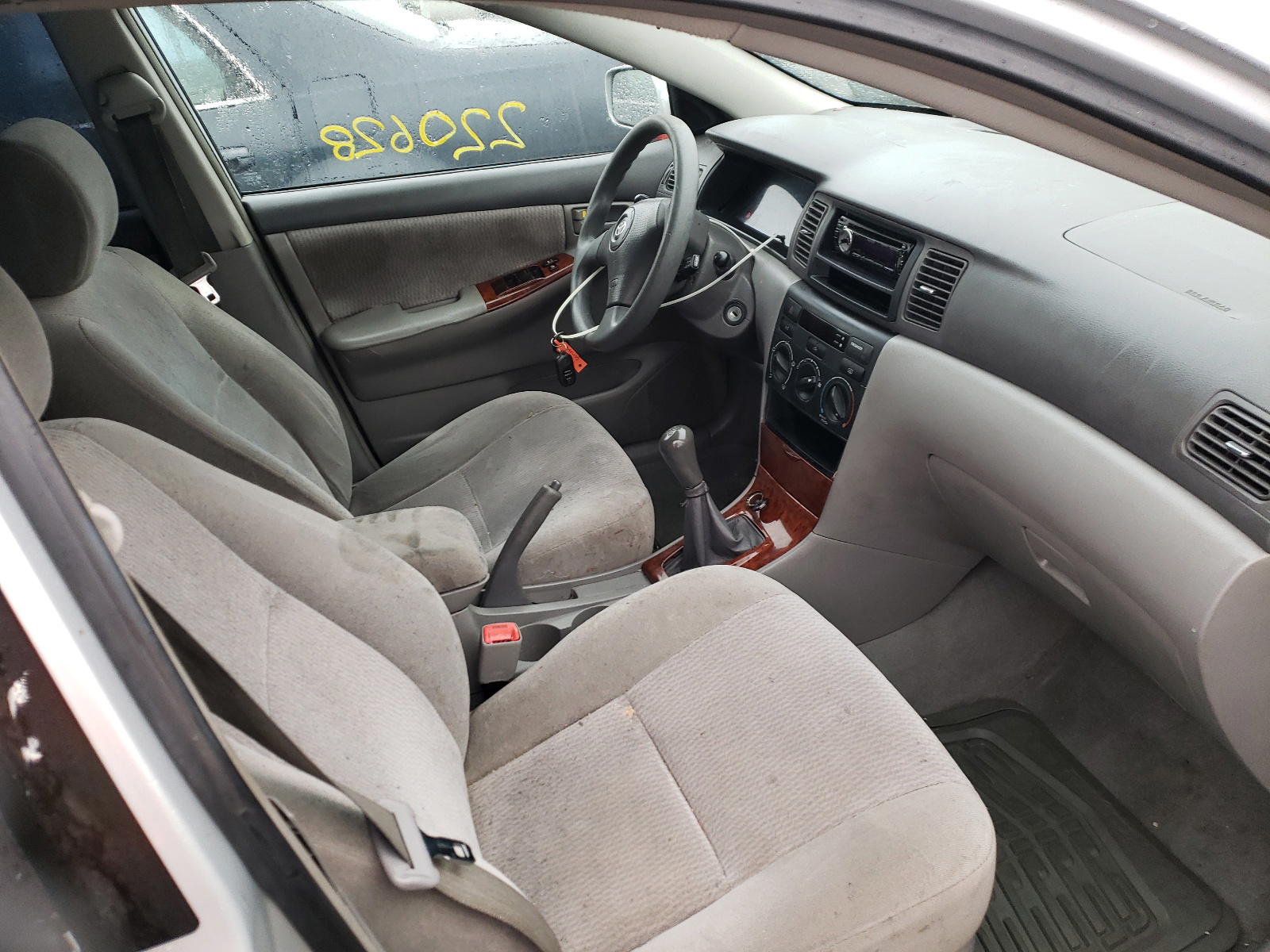 Photo 18 from auction – 2007 TOYOTA COROLLA CE with VIN 2T1BR32E67C723957