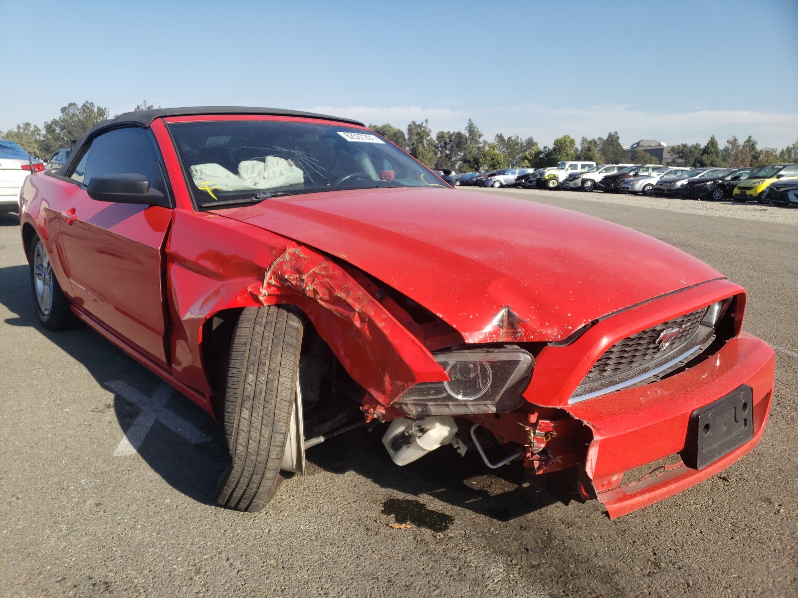 FORD MUSTANG 2014 with VIN 1ZVBP8EM4E5210624 - Photo from auction