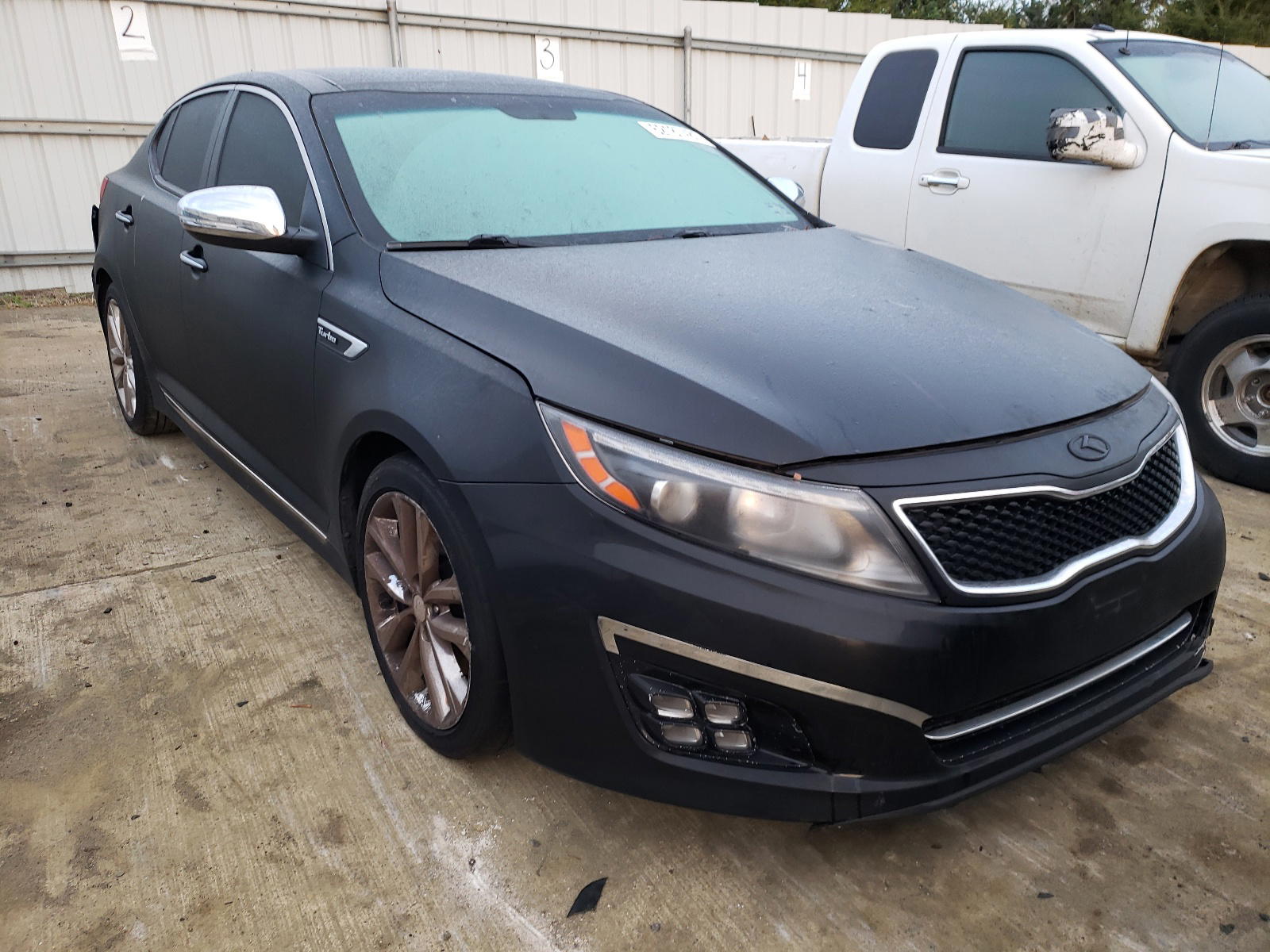 KIA OPTIMA SX 2014 with VIN 5XXGR4A61EG276191 - Photo from auction