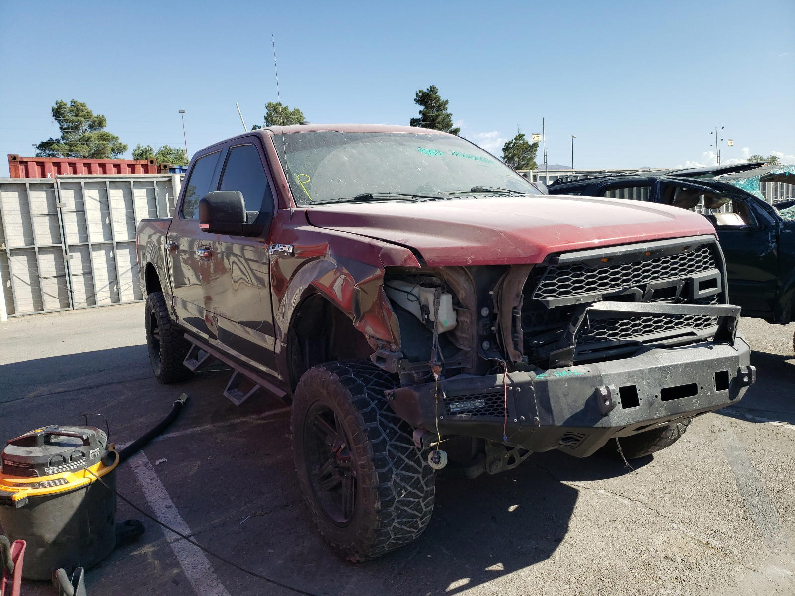 FORD F150 SUPER 2016 with VIN 1FTEW1EF8GKF83178 - Photo from auction