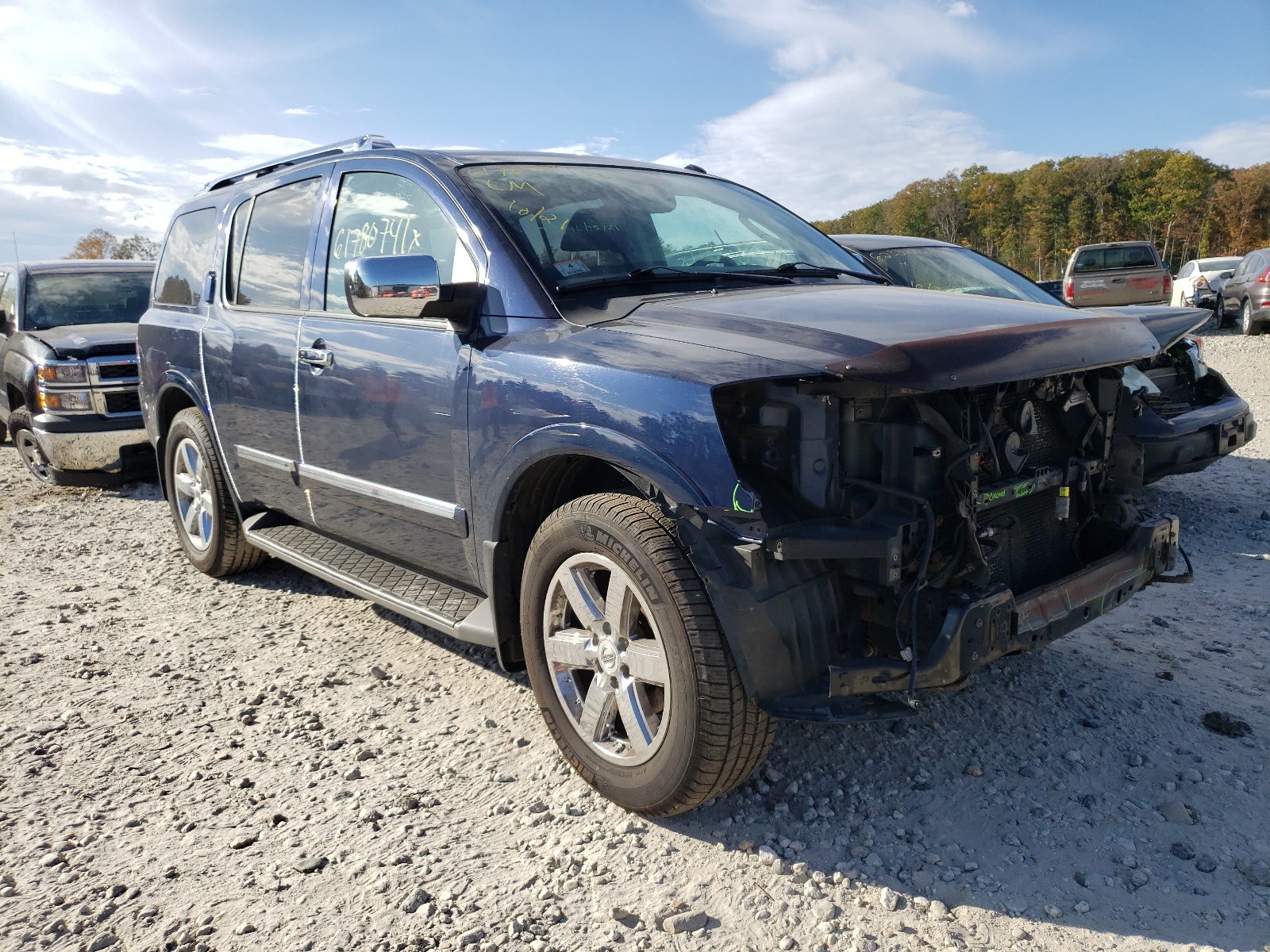 NISSAN ARMADA PLA 2011 with VIN 5N1BA0NE2BN604175 - Photo from auction