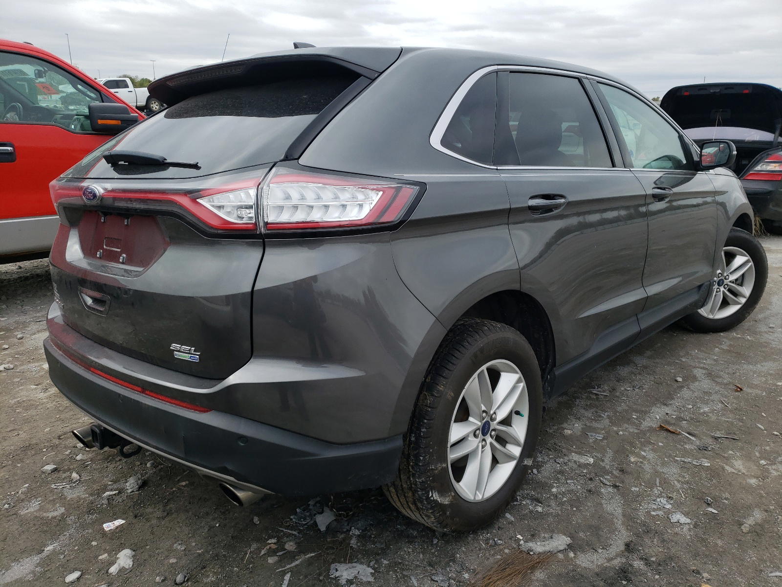 Photo 4 from auction – 2017 FORD EDGE SEL with VIN 2FMPK4J99HBB36226