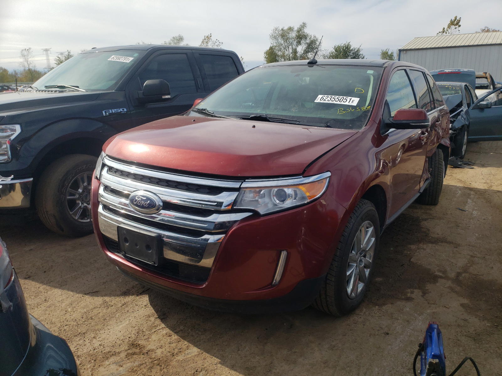 Photo 2 from auction – 2014 FORD EDGE LIMIT with VIN 2FMDK4KC5EBB06388