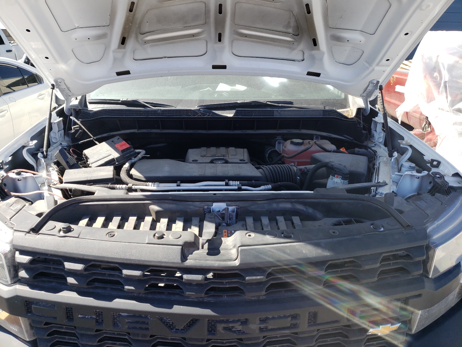 Photo 7 from auction – 2021 CHEVROLET SILVERADO with VIN 3GCPWBEK3MG307182