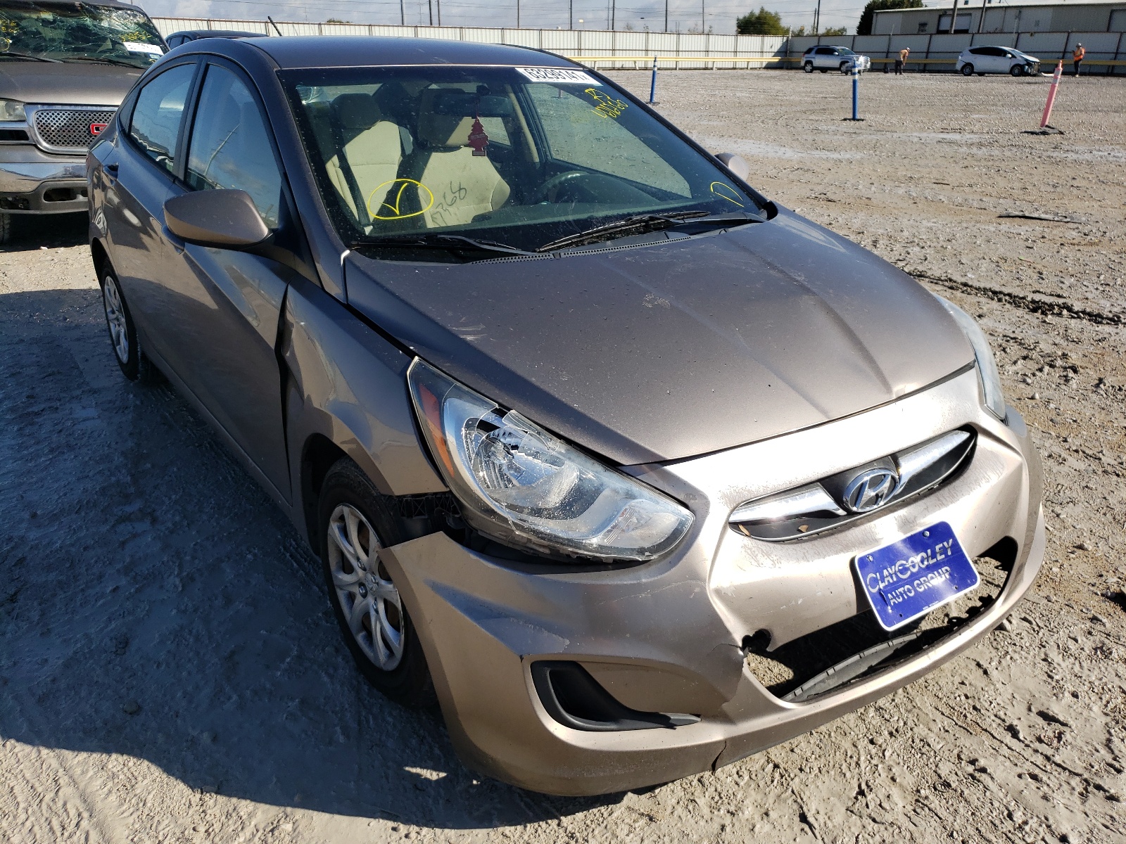 HYUNDAI ACCENT GLS 2013 with VIN KMHCT4AE4DU421266 - Photo from auction