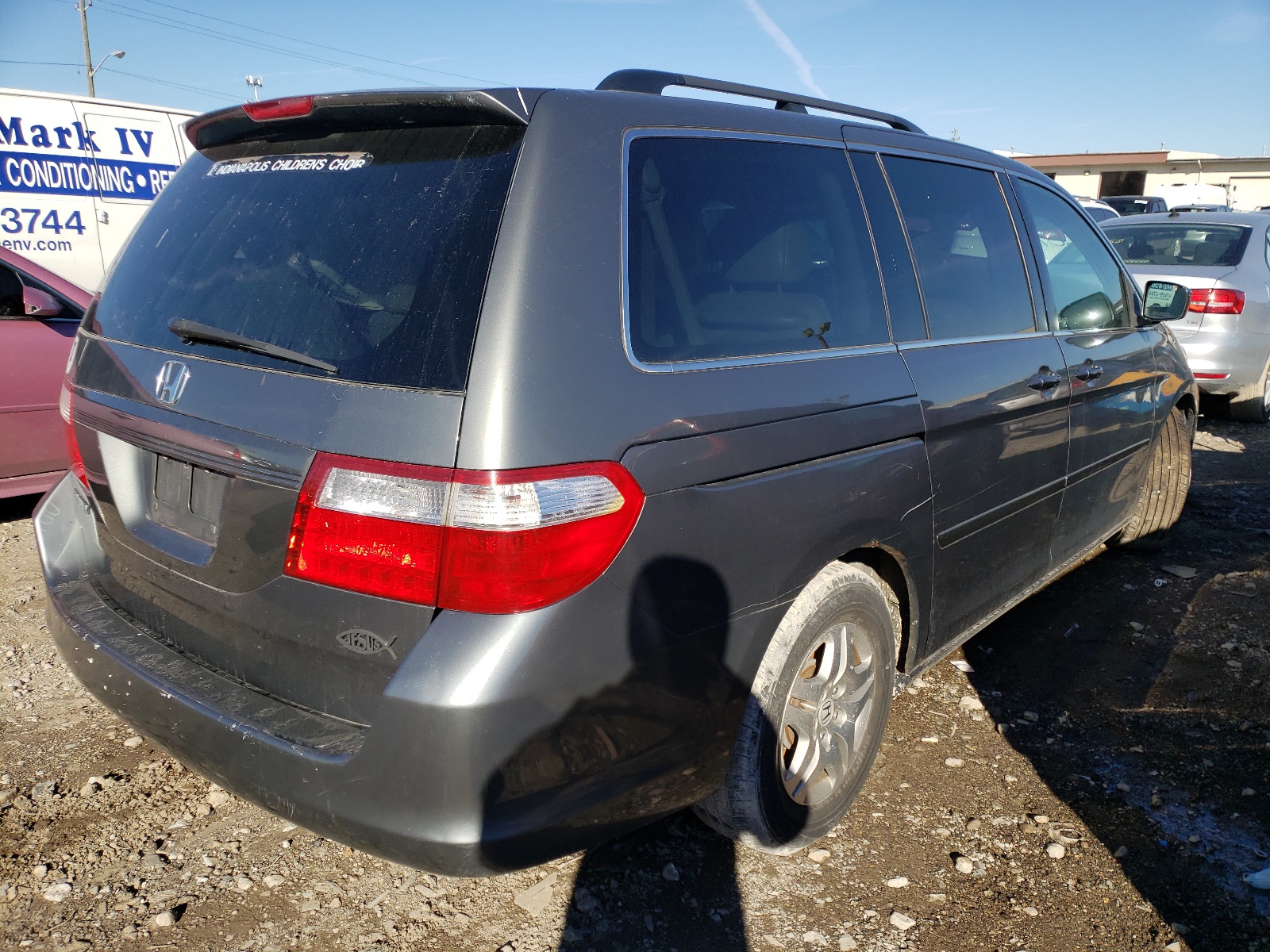 Photo 4 from auction – 2007 HONDA ODYSSEY EX with VIN 5FNRL38797B460710