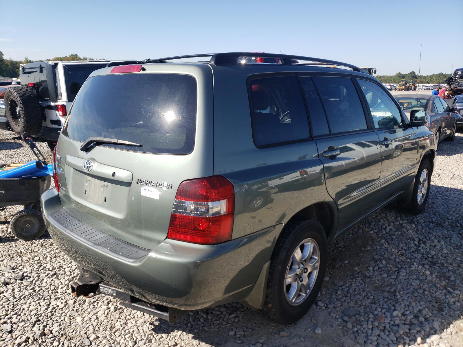Photo 4 from auction – 2006 TOYOTA HIGHLANDER with VIN JTEEP21A860166162