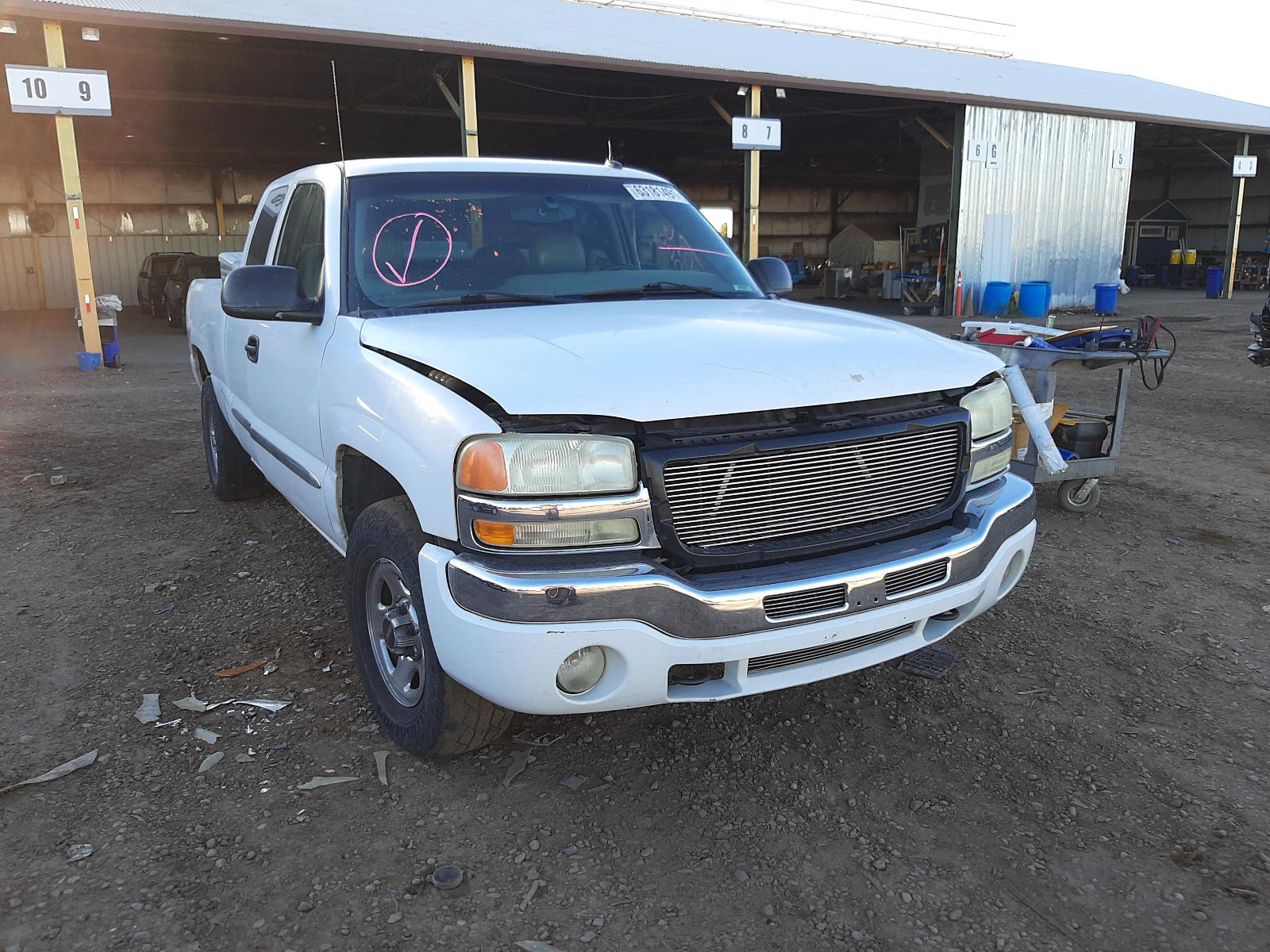 GMC NEW SIERRA 2003 with VIN 2GTEK19T231377540 - Photo from auction