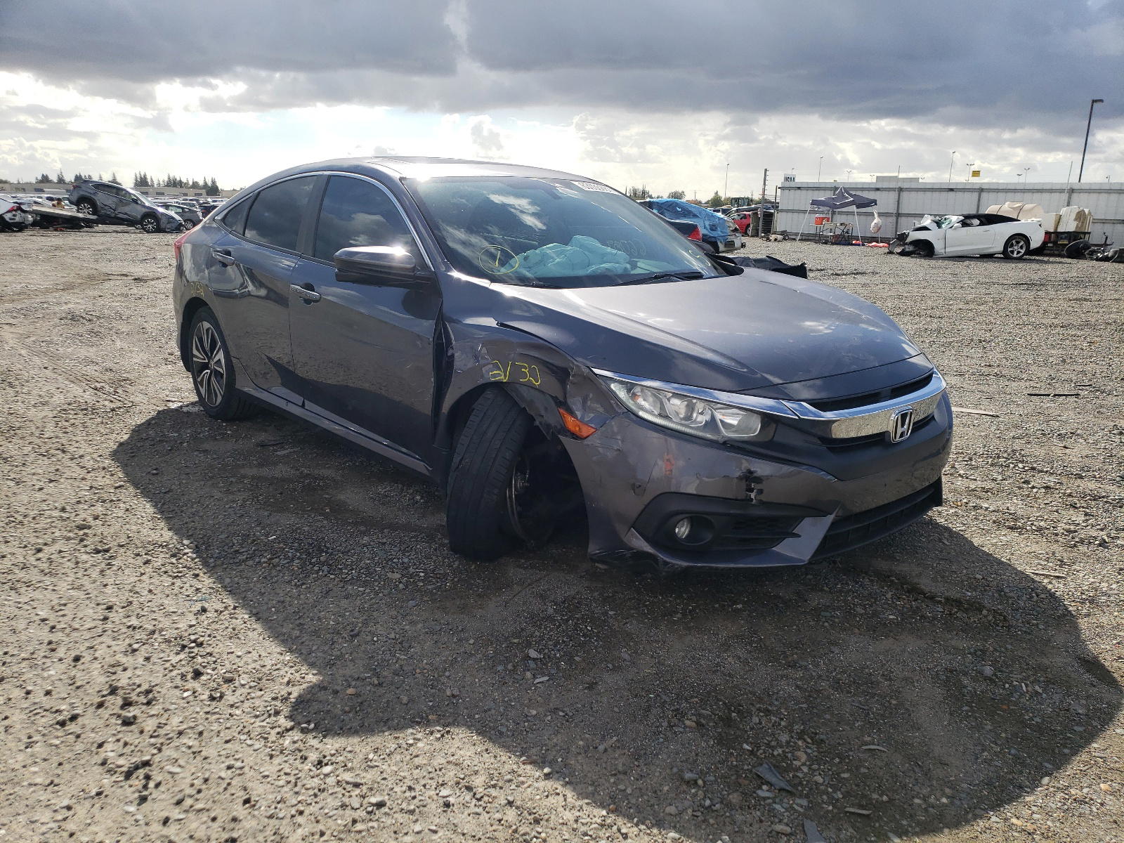 HONDA CIVIC EX 2016 with VIN 19XFC1F31GE222329 - Photo from auction