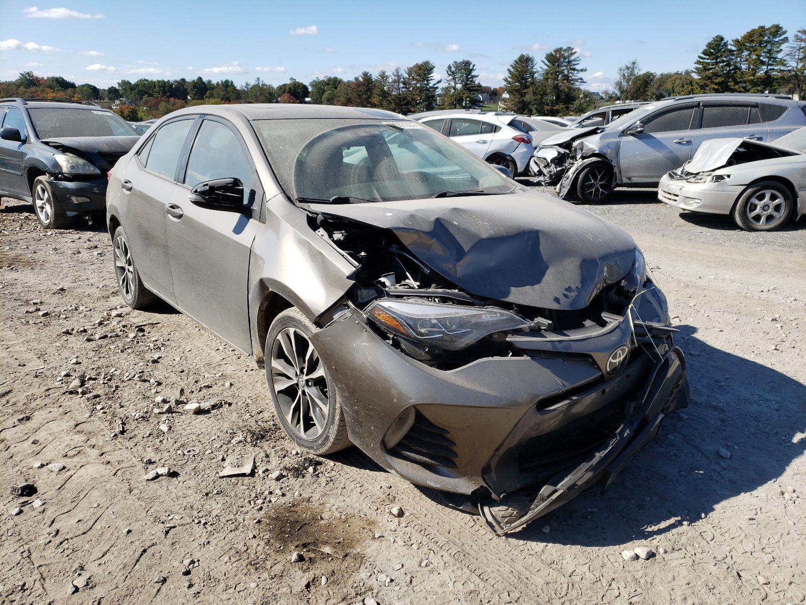 TOYOTA COROLLA L 2017 with VIN 2T1BURHE1HC915555 - Photo from auction