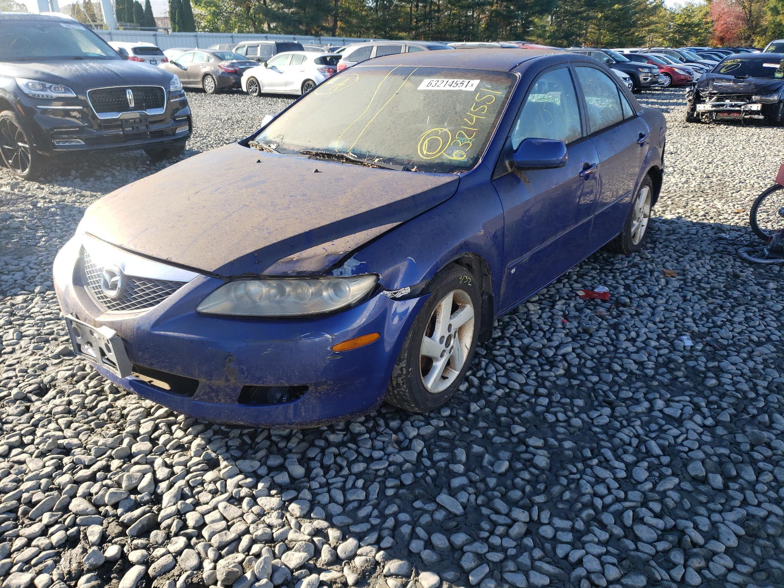 Photo 2 from auction – 2003 MAZDA 6 S with VIN 1YVFP80D735M28477
