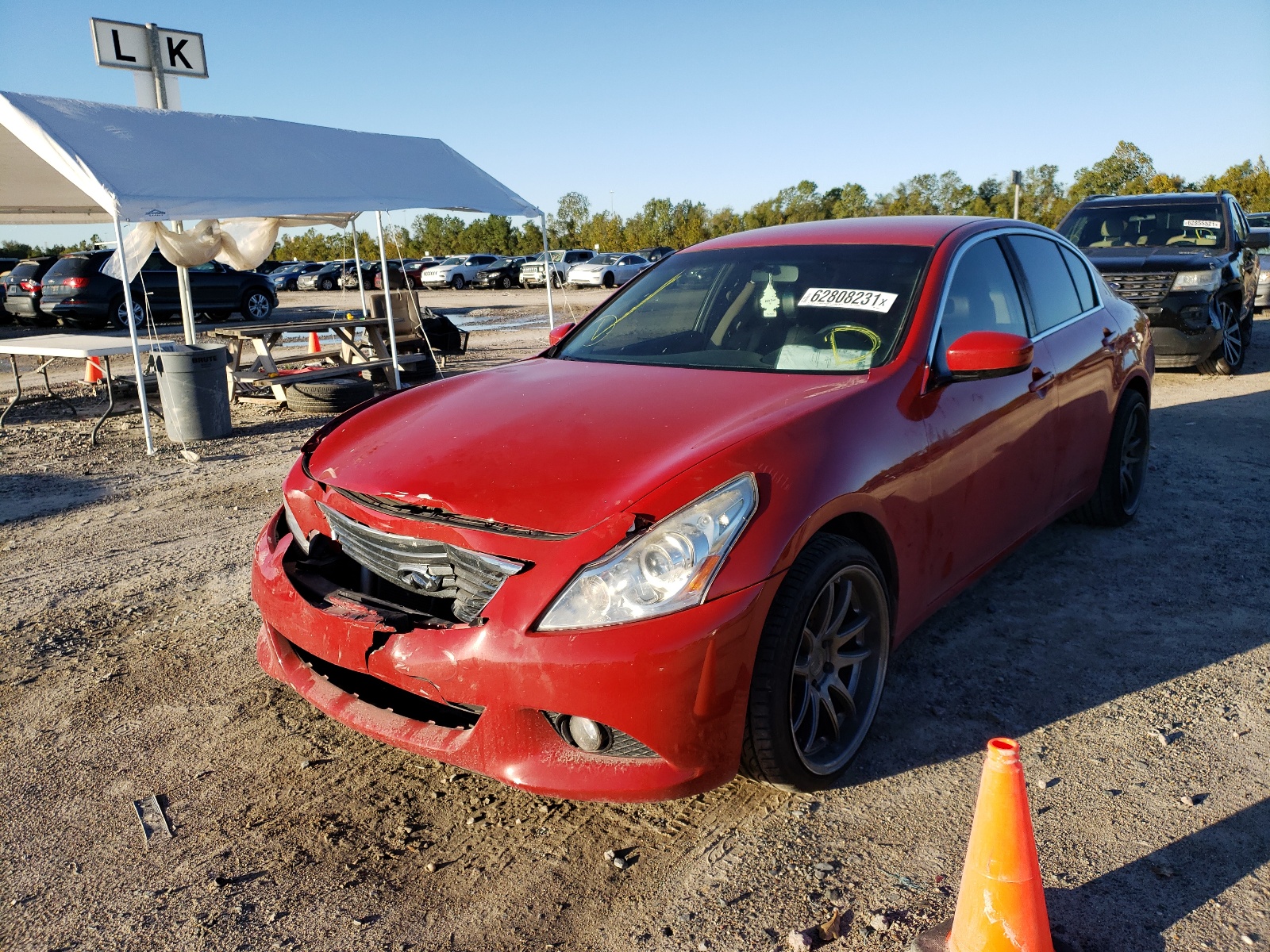 Photo 2 from auction – 2010 INFINITI G37 BASE with VIN JN1CV6AP3AM406977