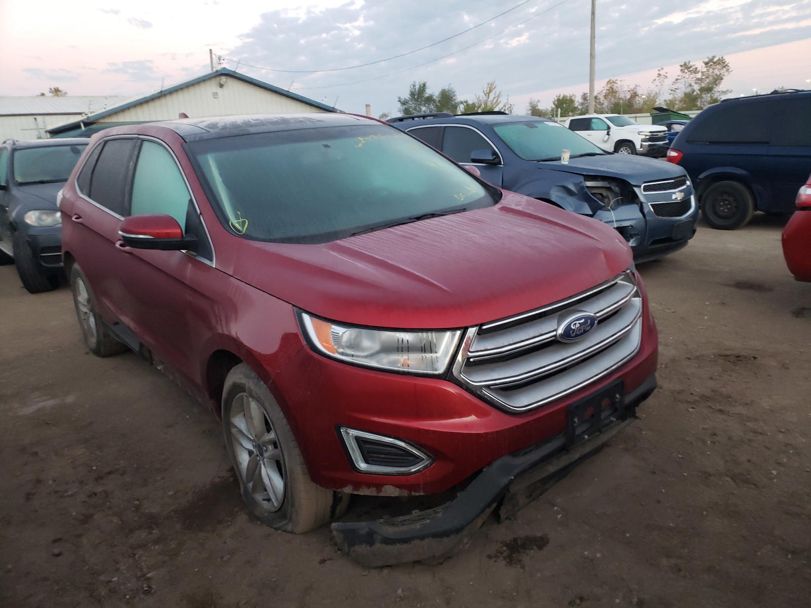 FORD EDGE SEL 2016 with VIN 2FMPK4J91GBC30311 - Photo from auction