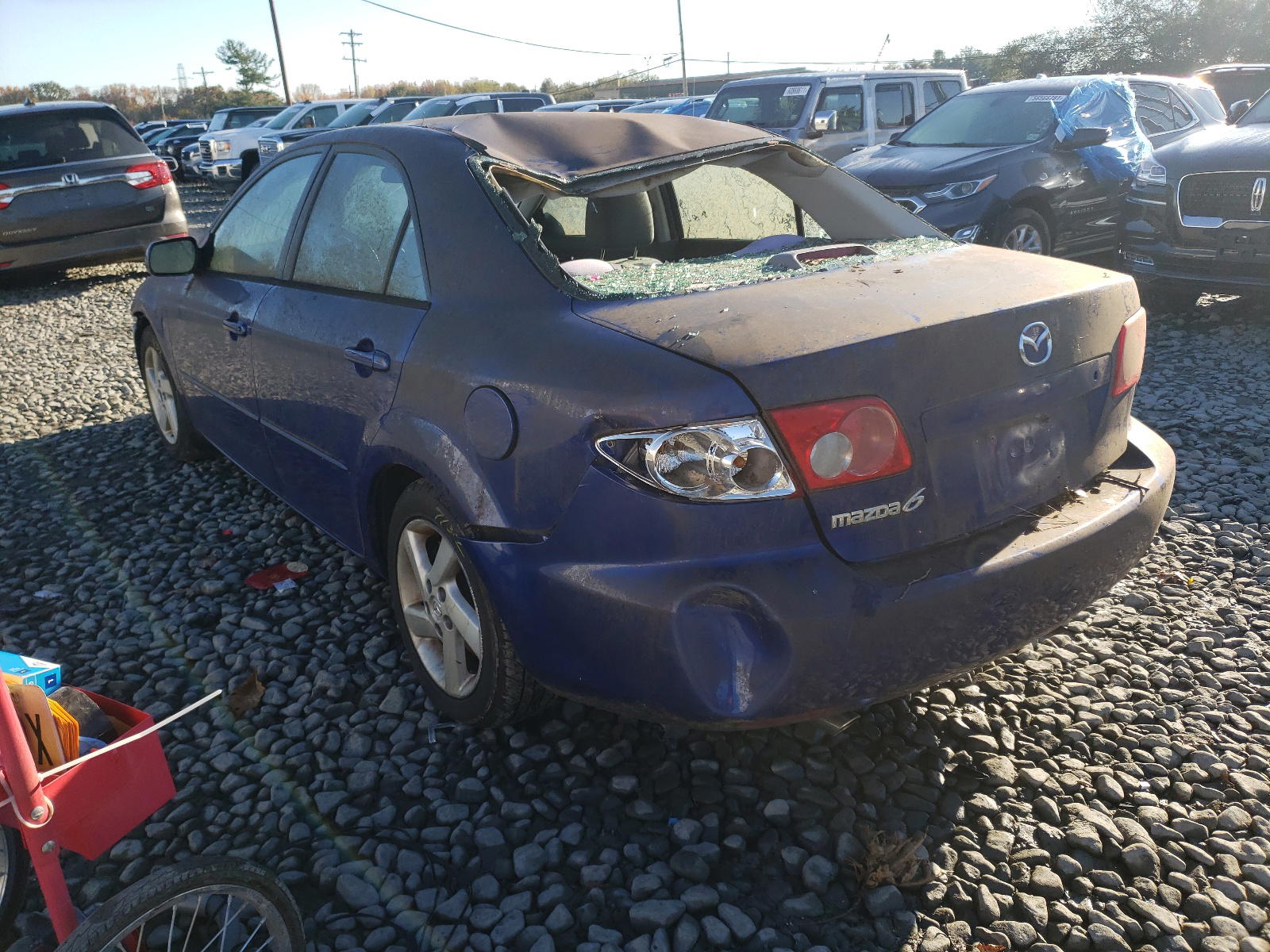 Photo 3 from auction – 2003 MAZDA 6 S with VIN 1YVFP80D735M28477